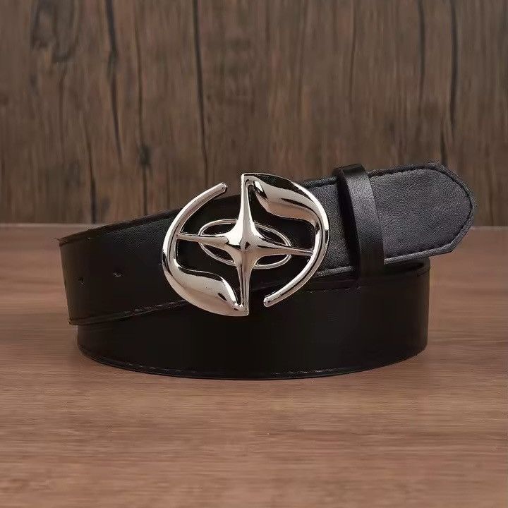 Other Black Casual Punk Comet Buckle Denim Jeans Belt Size ONE SIZE - 1 Thumbnail