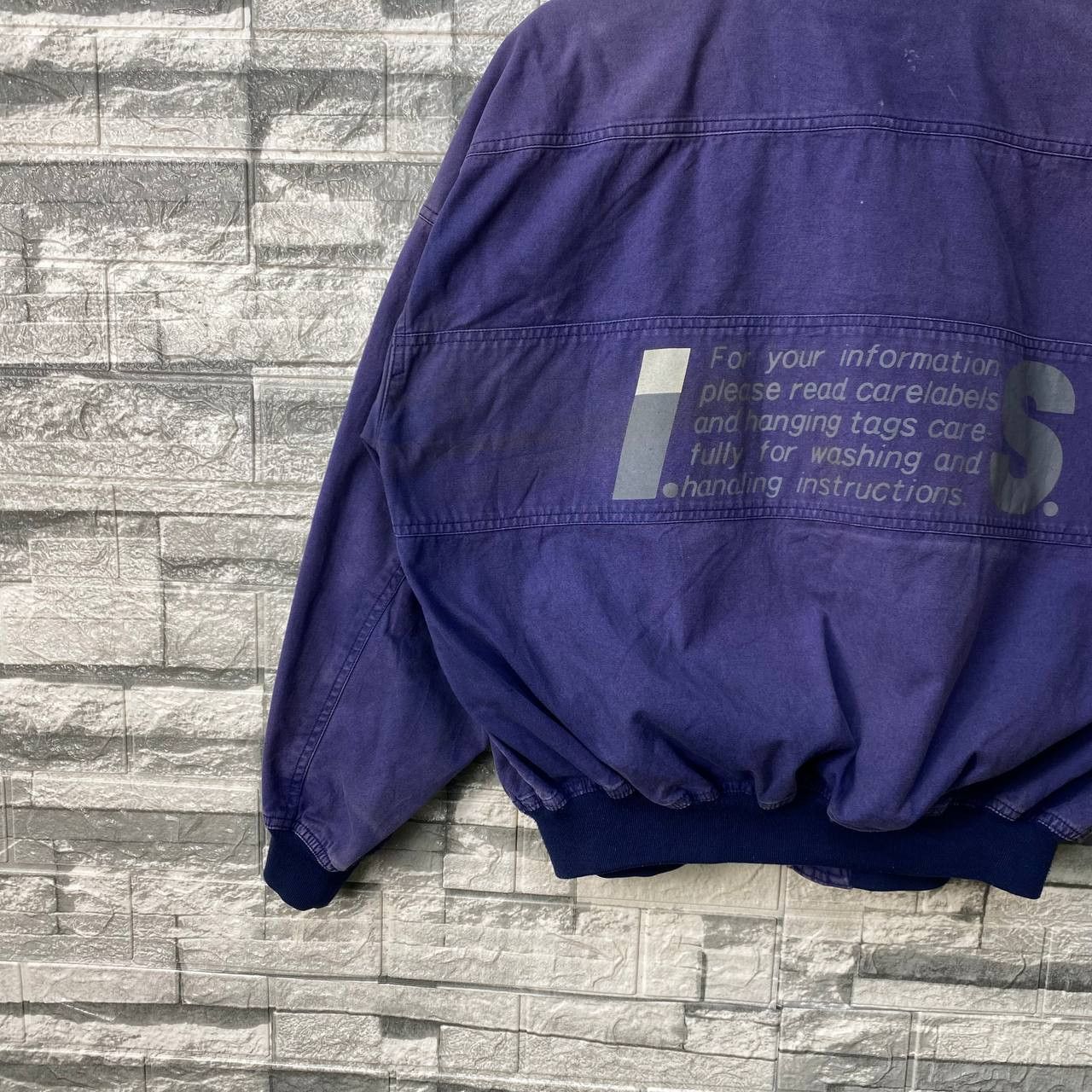 Issey Miyake WORN VINTAGE 80S ISSEY MIYAKE CARE INSTRUCTION FADED PURPLE Size US M / EU 48-50 / 2 - 3 Thumbnail