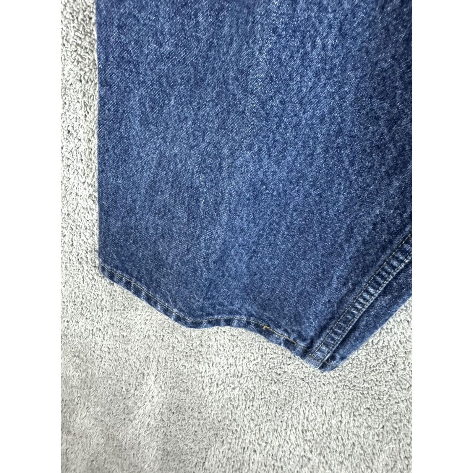 Levi's VINTAGE Levis 517 Jeans Mens 40x30 Blue Boot Cut Denim High Rise Classic Straight Leg Size US 40 / EU 56 - 6 Thumbnail