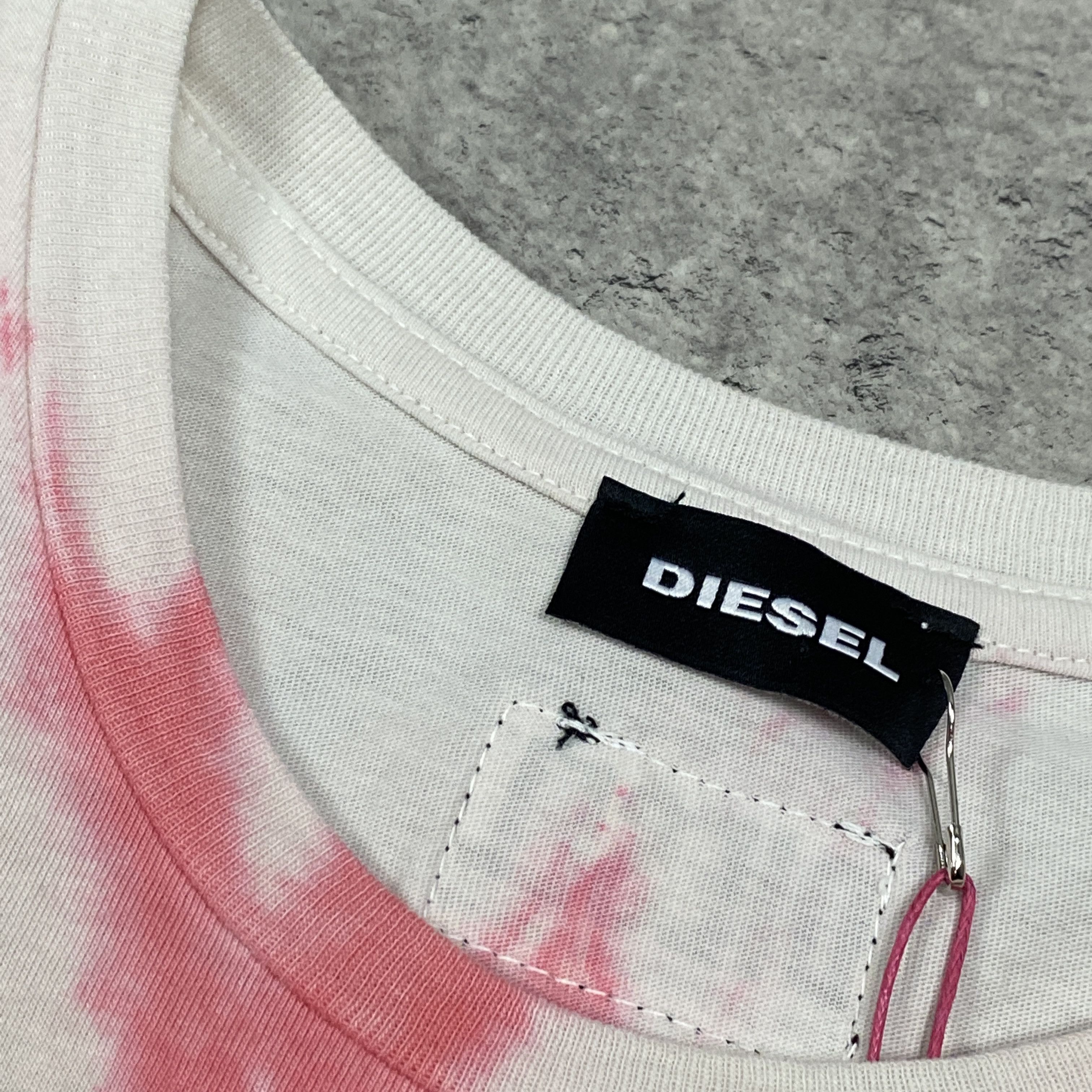 Diesel Diesel tie dye white pink t-shirt - S/M Size M / US 6-8 / IT 42-44 - 3 Thumbnail