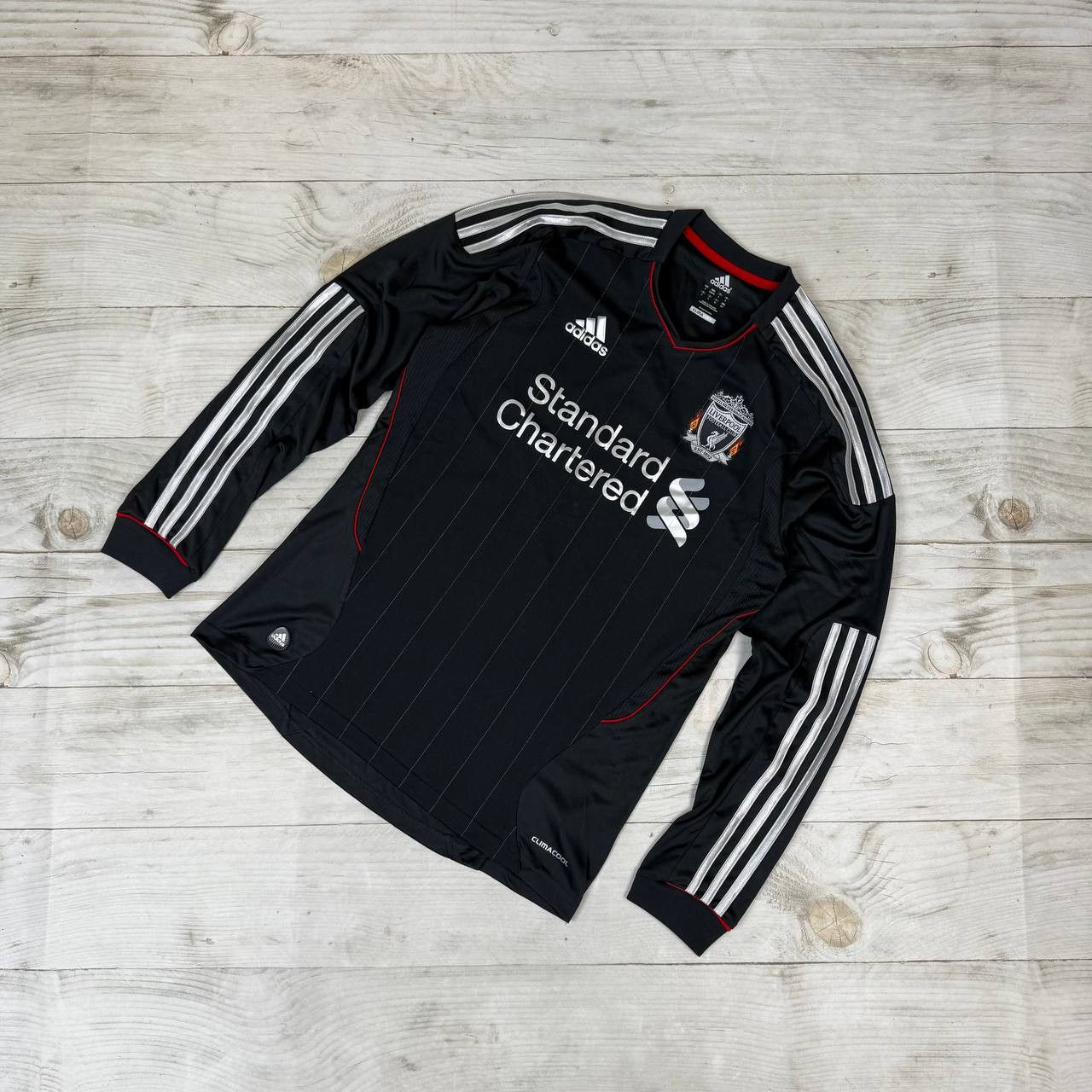 Adidas Liverpool 2011 2012 Away Shirt Long Sleeve Jersey