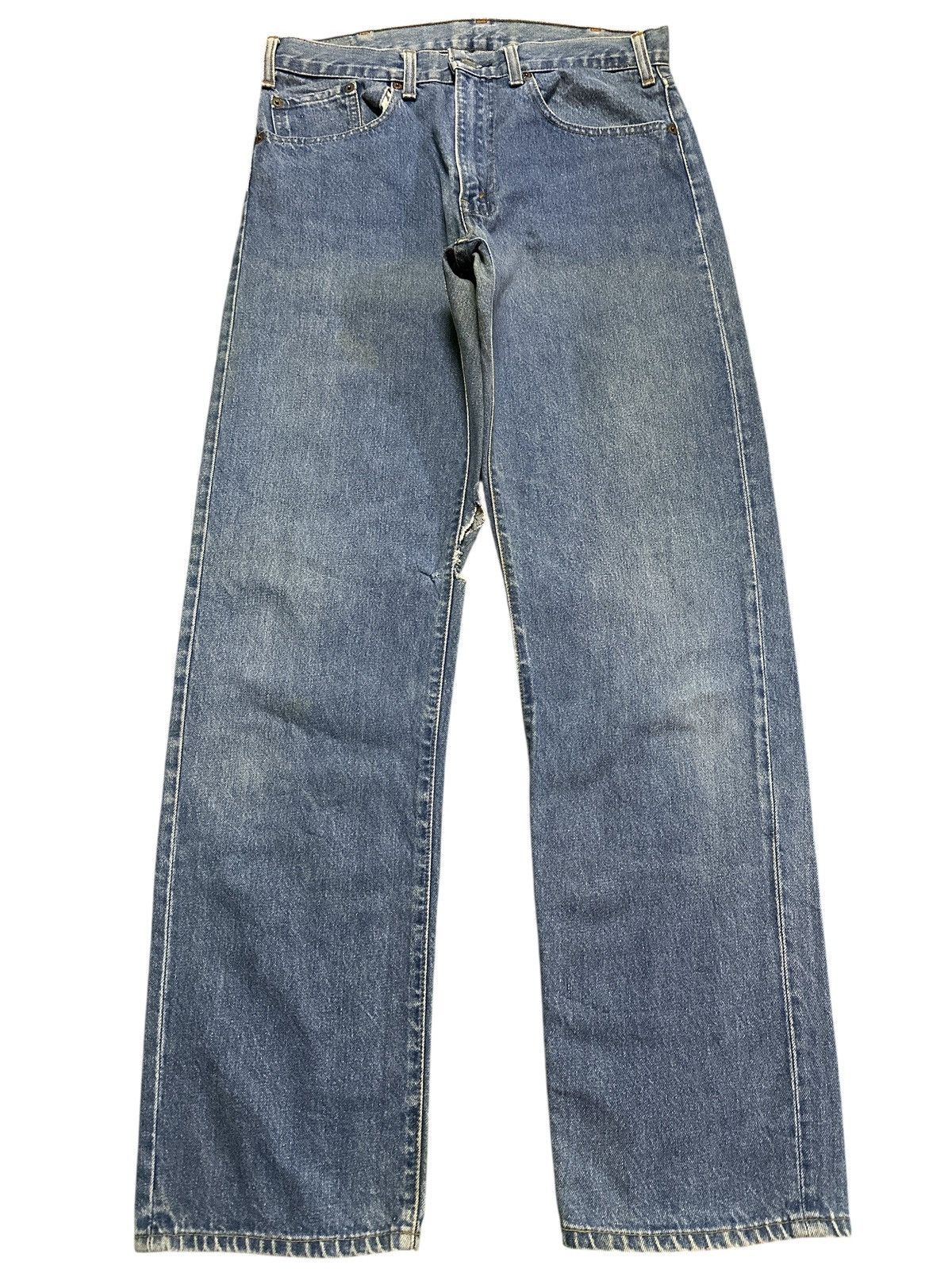 Levi's Vintage Levis 502 Blue Washed 32x41 . Size US 32 / EU 48 - 1 Thumbnail