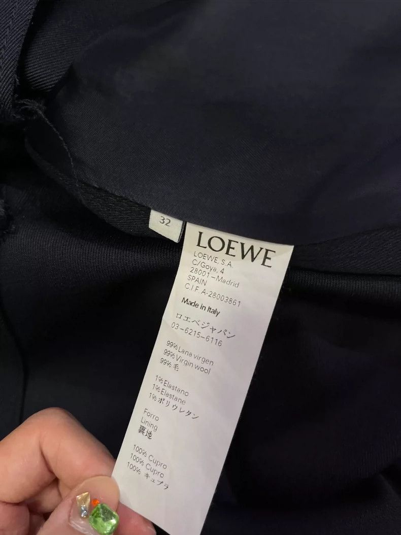 Loewe Loewe Double collar trench coat, dark blue Size S / US 4 / IT 40 - 8 Thumbnail