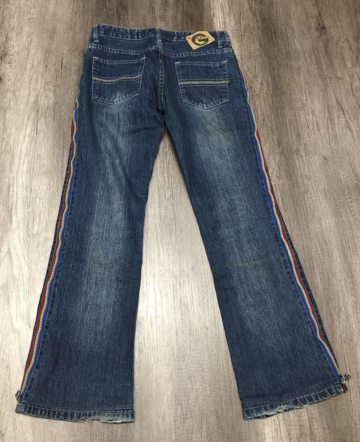 Designer × Hysteric Glamour Vintage Gazoz Jeans Rare Zipper Design Size US 29 - 11 Thumbnail