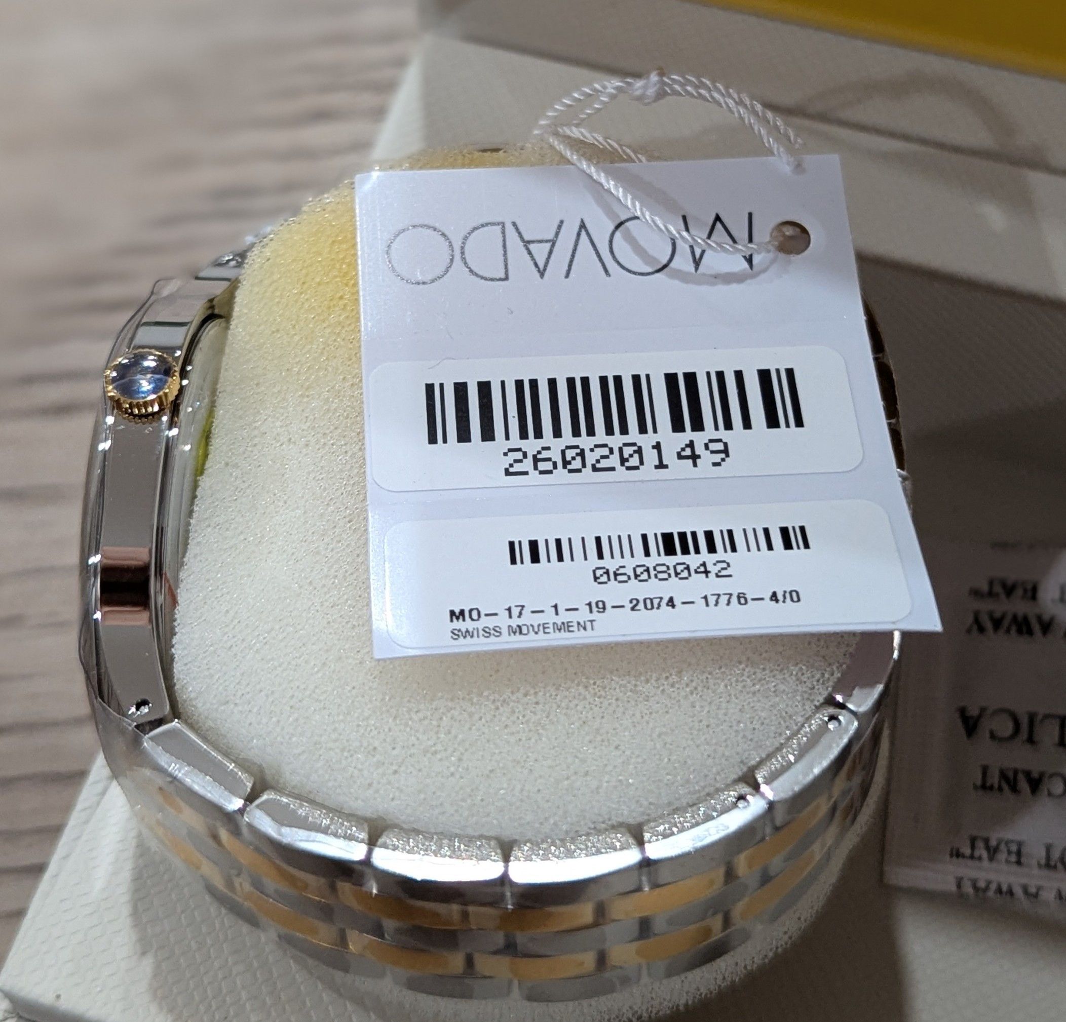 Movado Movado "Veturi Museum Dot" Bracelet Watch Silver/Black 44mm Size ONE SIZE - 5 Thumbnail