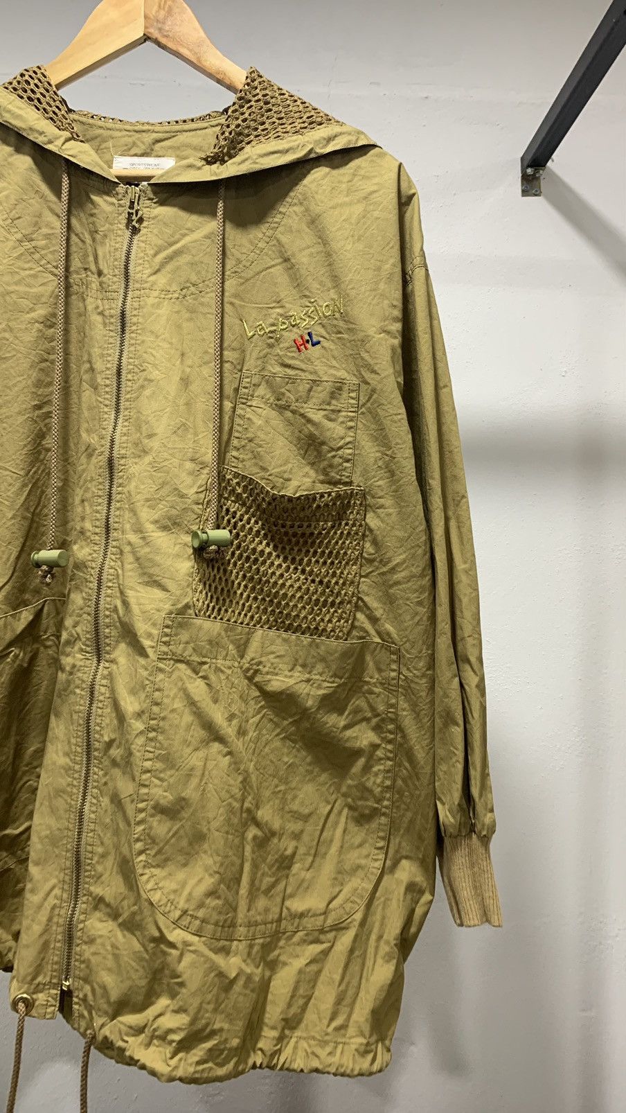 Designer × Japanese Brand Henri Lucchapus Mesh Net Hooded Jacket 80s Size US L / EU 52-54 / 3 - 4 Thumbnail