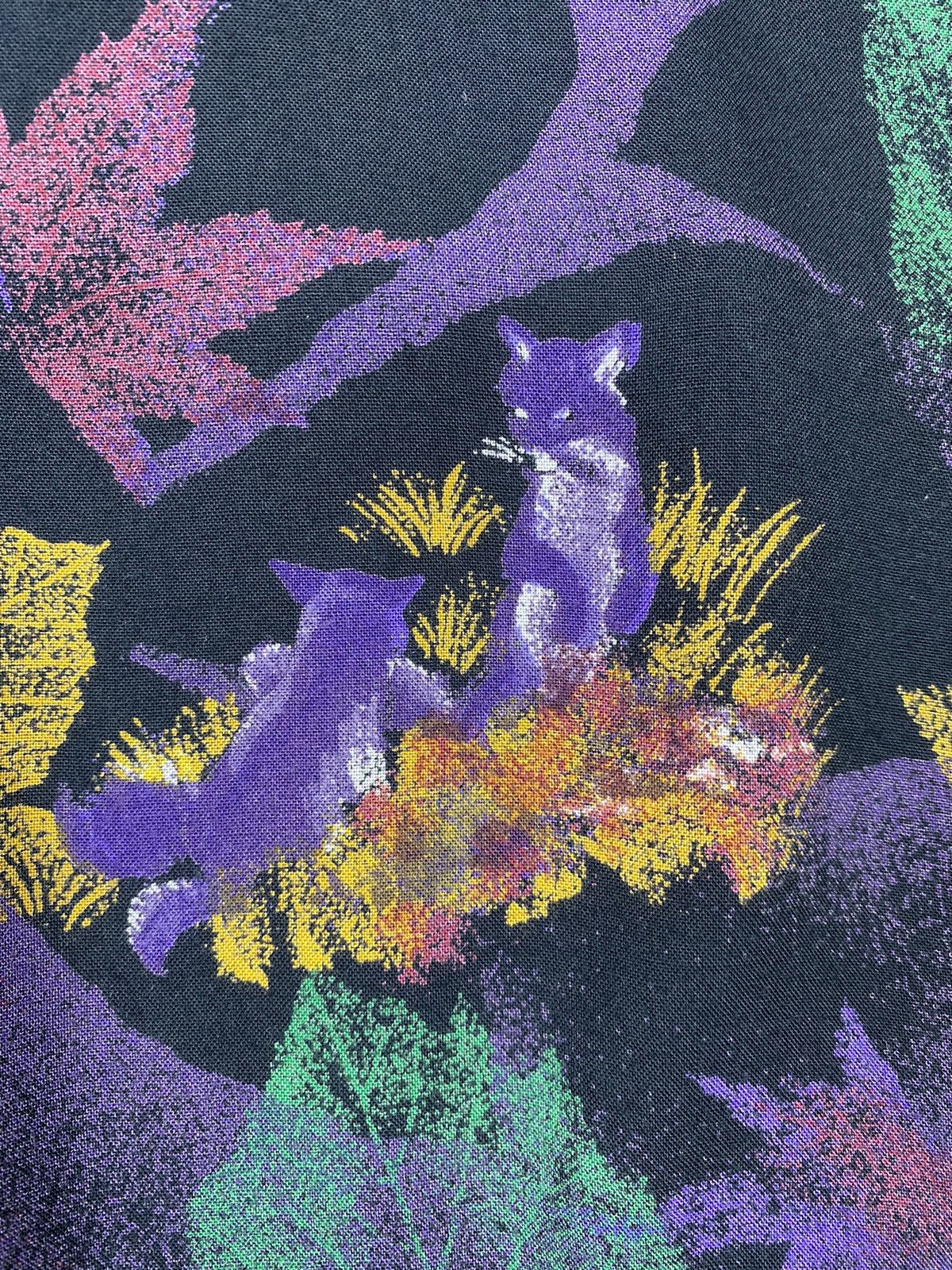 Vintage Vintage Fox Print Button Up Short Sleeve Crazy Shirt Size US S / EU 44-46 / 1 - 11 Thumbnail
