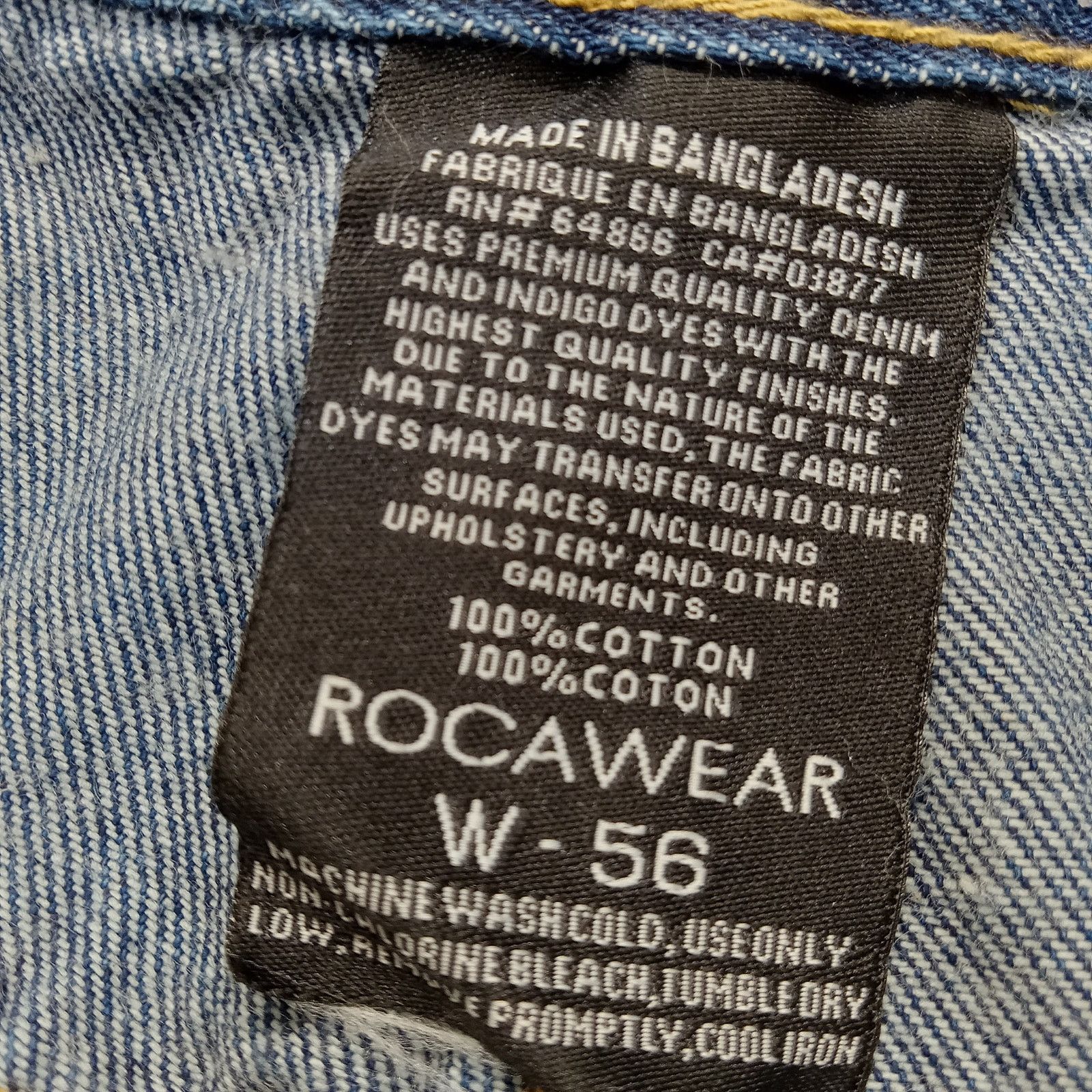 Rocawear New Rocawear Jeans Men's 56 X 26 Blue Cutoffs Raw Hem Size US 44 / EU 60 - 6 Thumbnail
