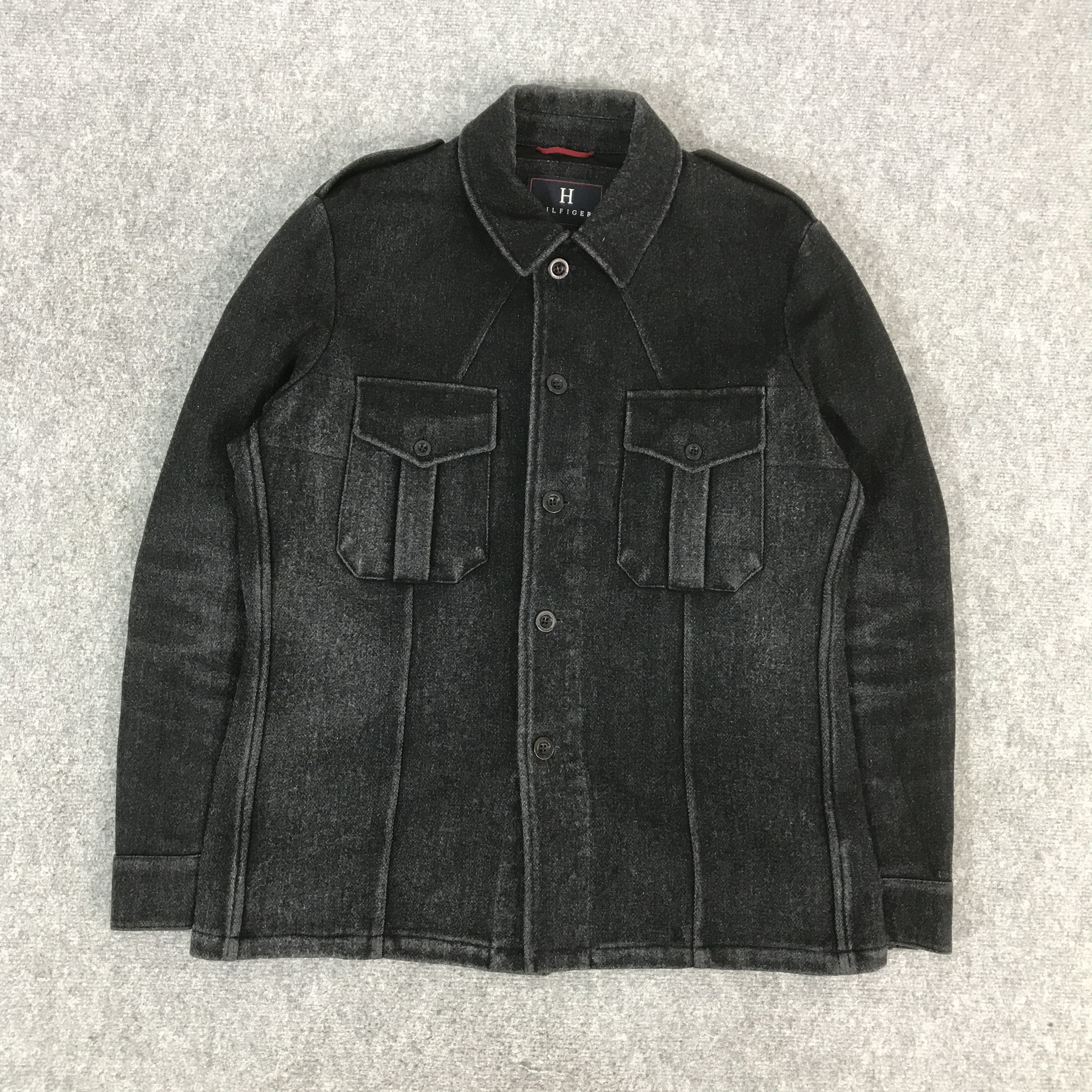 Tommy Hilfiger HILFIGER WOOL BUTTON SHIRT JACKET Size US M / EU 48-50 / 2 - 1 Thumbnail