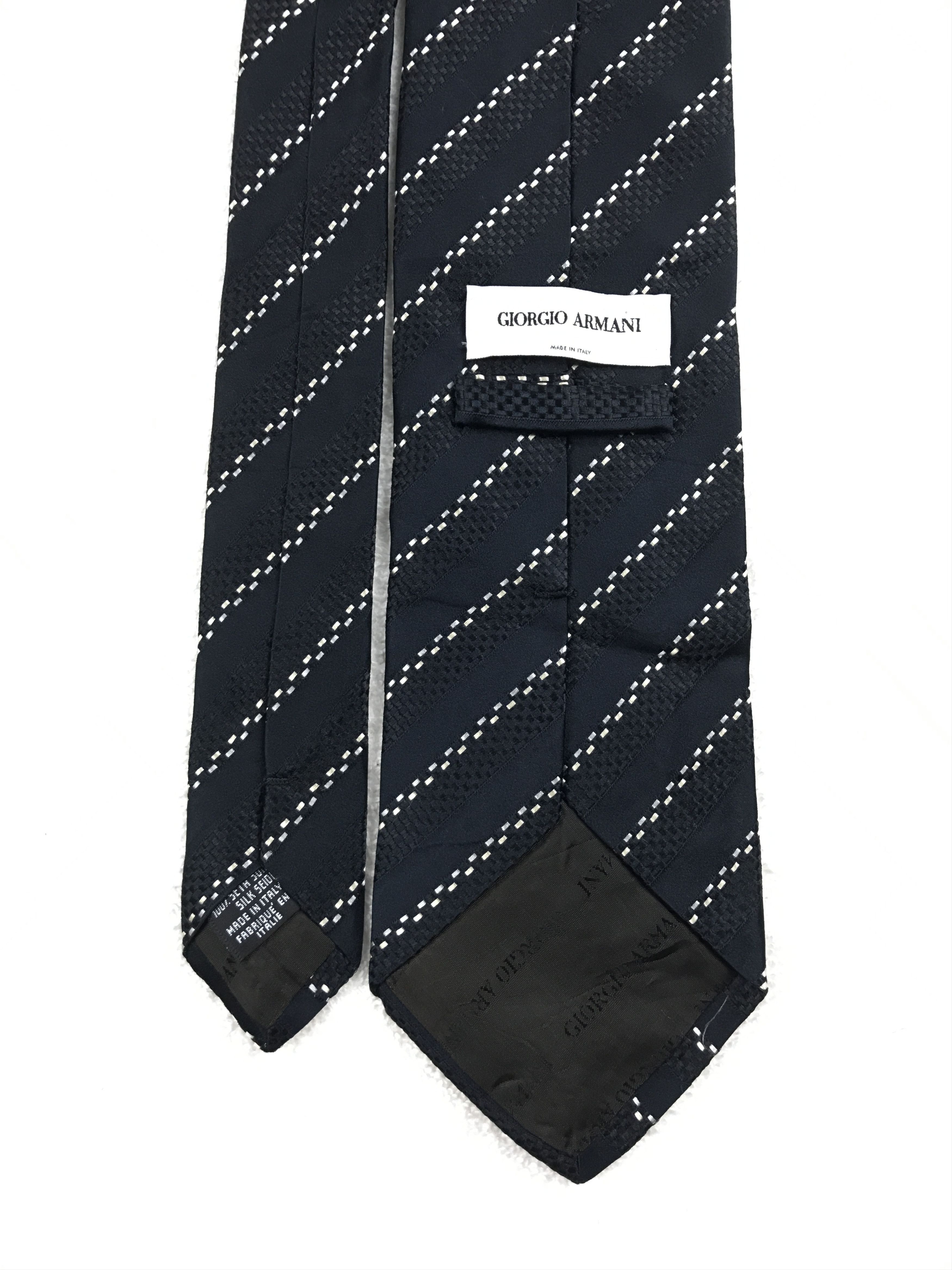 Giorgio Armani × Vintage Vintage Giorgio Armani Silk Necktie Size ONE SIZE - 4 Thumbnail