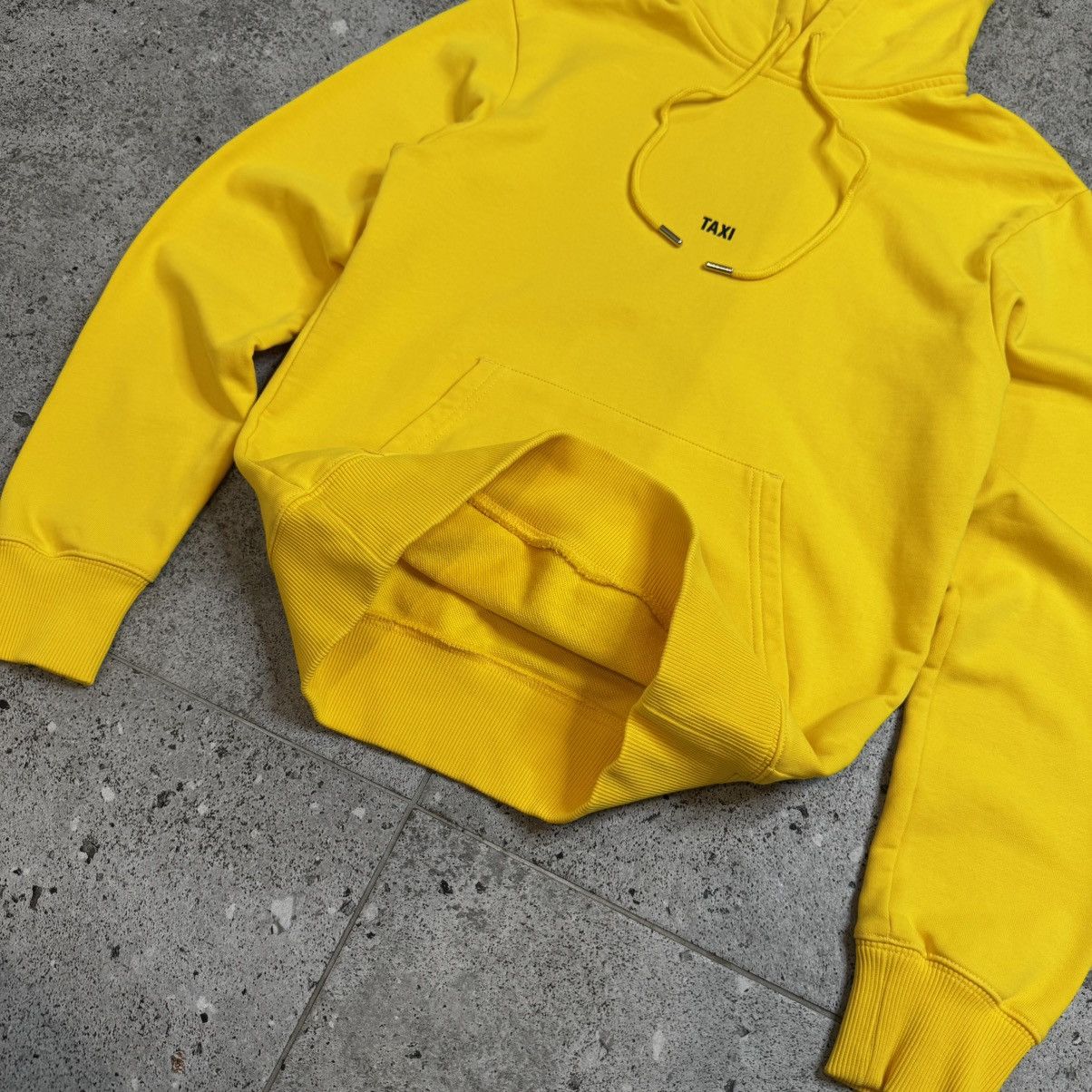 Helmut Lang Helmut Lang 18/19FW Taxi Yellow Hoodie Big Logo Size US XS / EU 42 / 0 - 6 Thumbnail