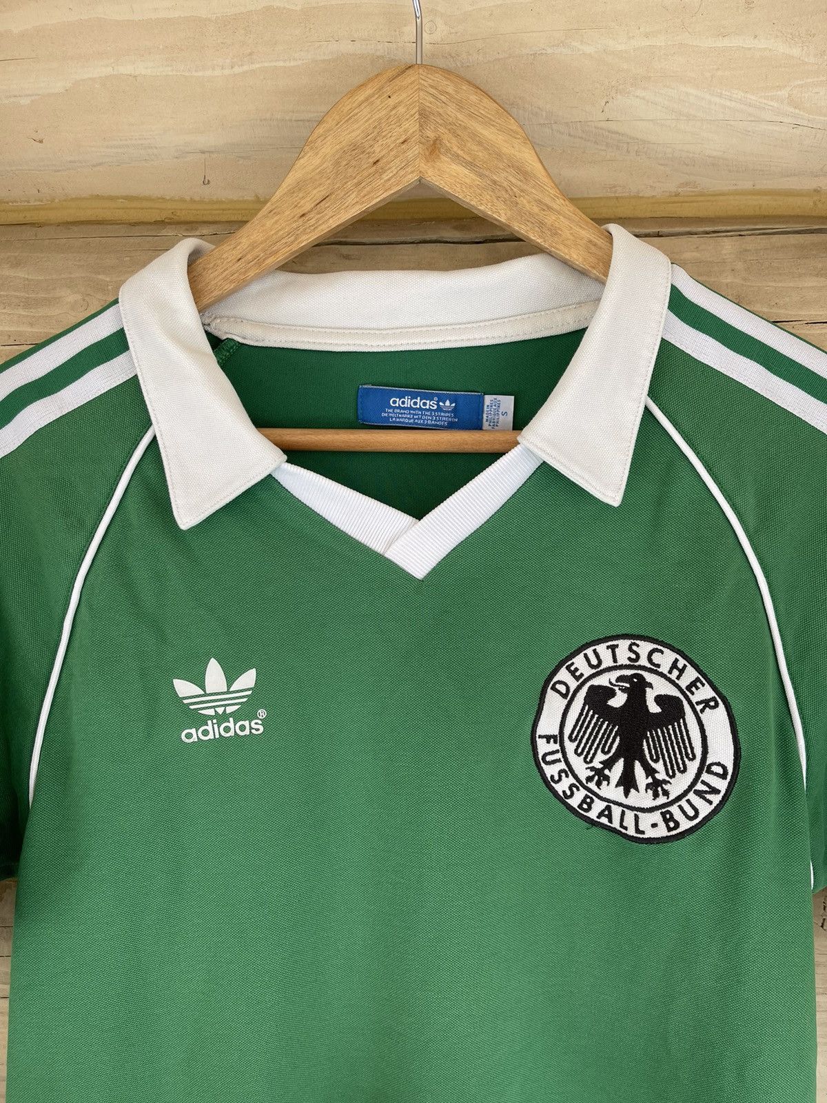 Adidas GERMANY RETRO FOOTBALL SHIRT SOCCER JERSEY ADIDAS #5 Size US S / EU 44-46 / 1 - 4 Thumbnail