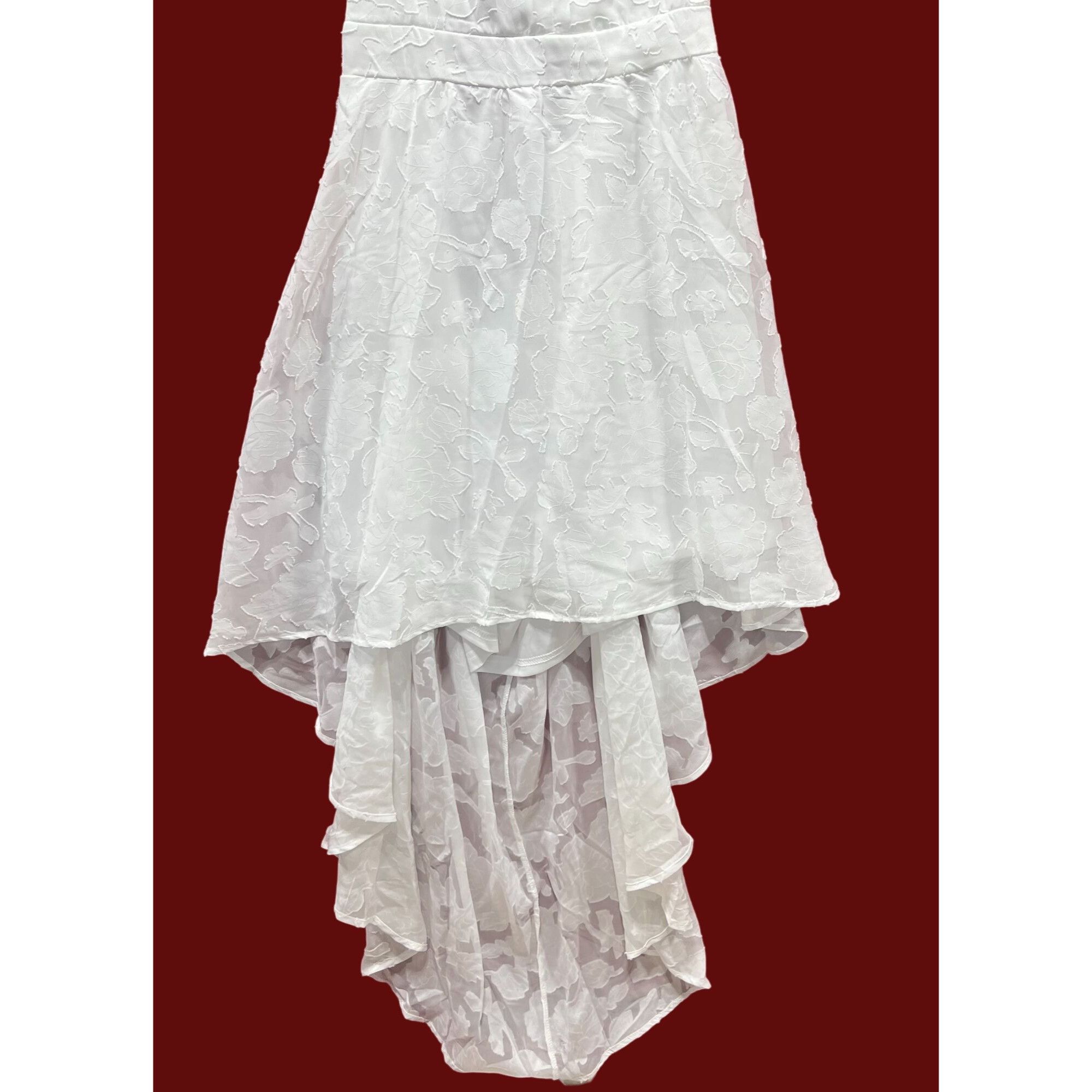 rue21 Rue 21 - Women's Summer Sleeveless High Low Hem Ruffle Flora Size 3XL / US 20-22 - 14 Thumbnail