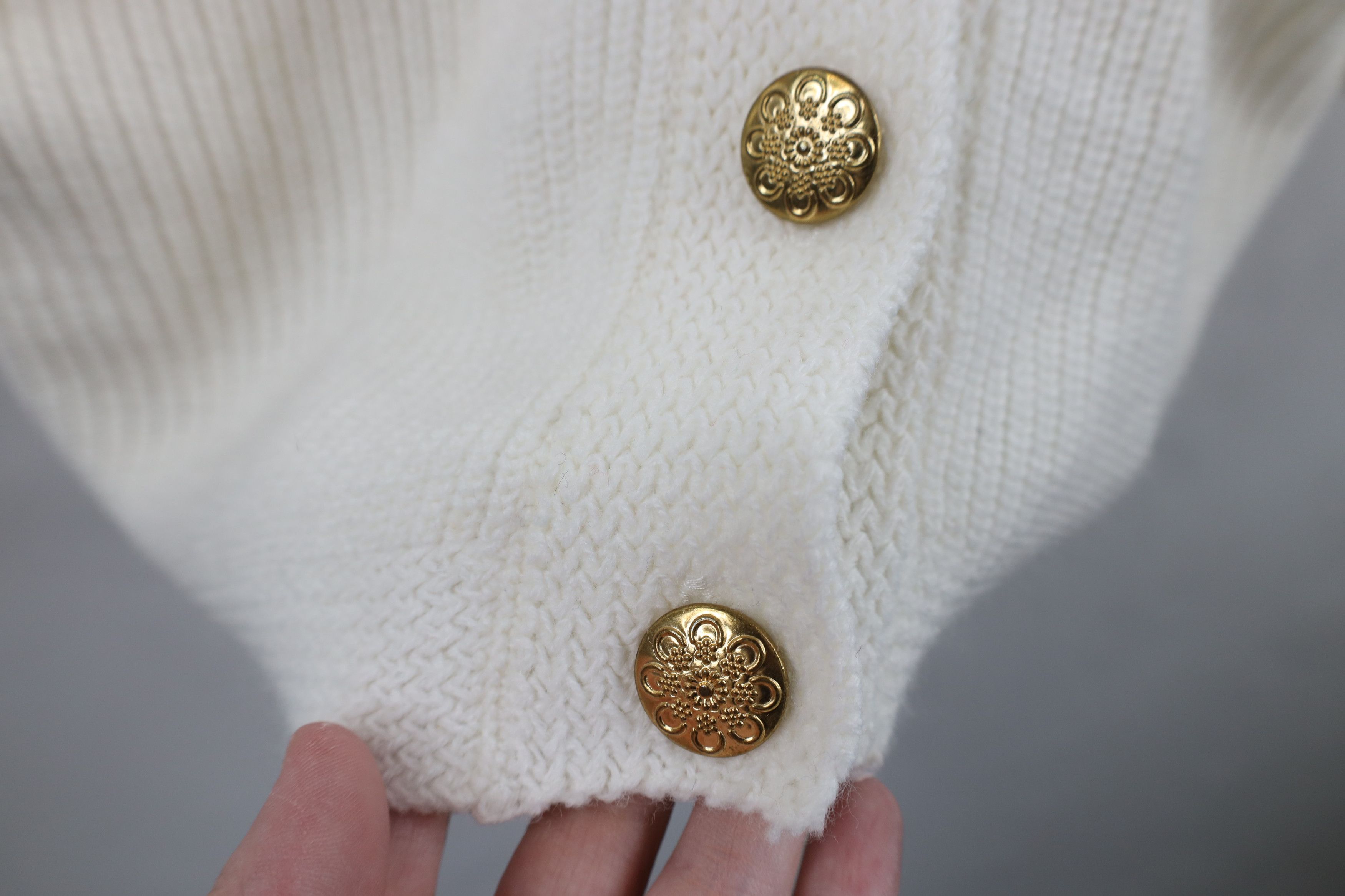Vintage Vintage 90s Streetwear Oversized Ribbed Cardigan Sweater Size M / US 6-8 / IT 42-44 - 5 Thumbnail