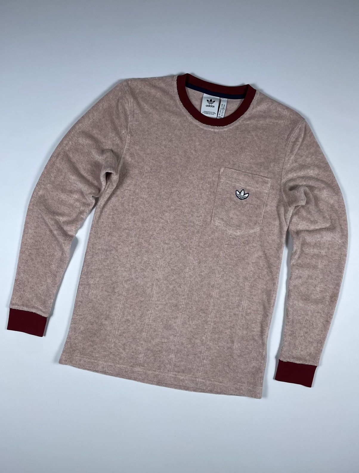 Adidas Adidas Originals Samstag Long Sleeve Terry Pink Size US S / EU 44-46 / 1 - 2 Thumbnail