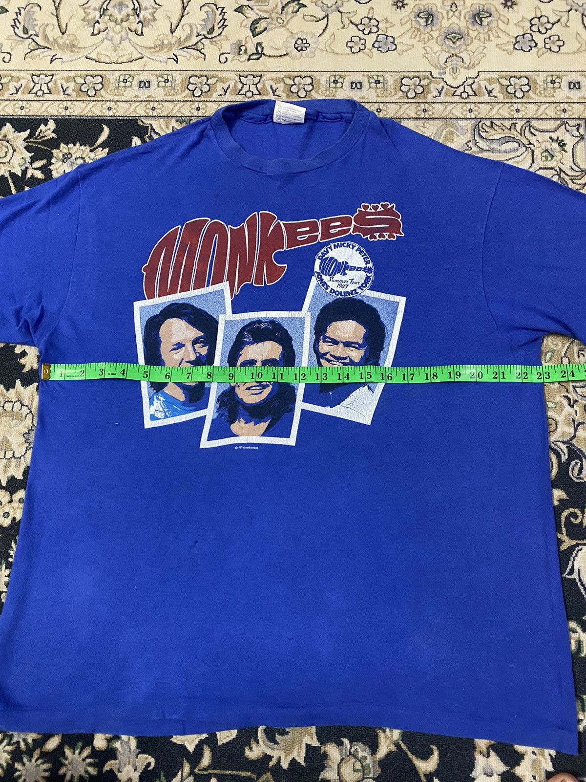 Band Tees Vintage 1987 Monkees Band Tee Size US XL / EU 56 / 4 - 15 Thumbnail