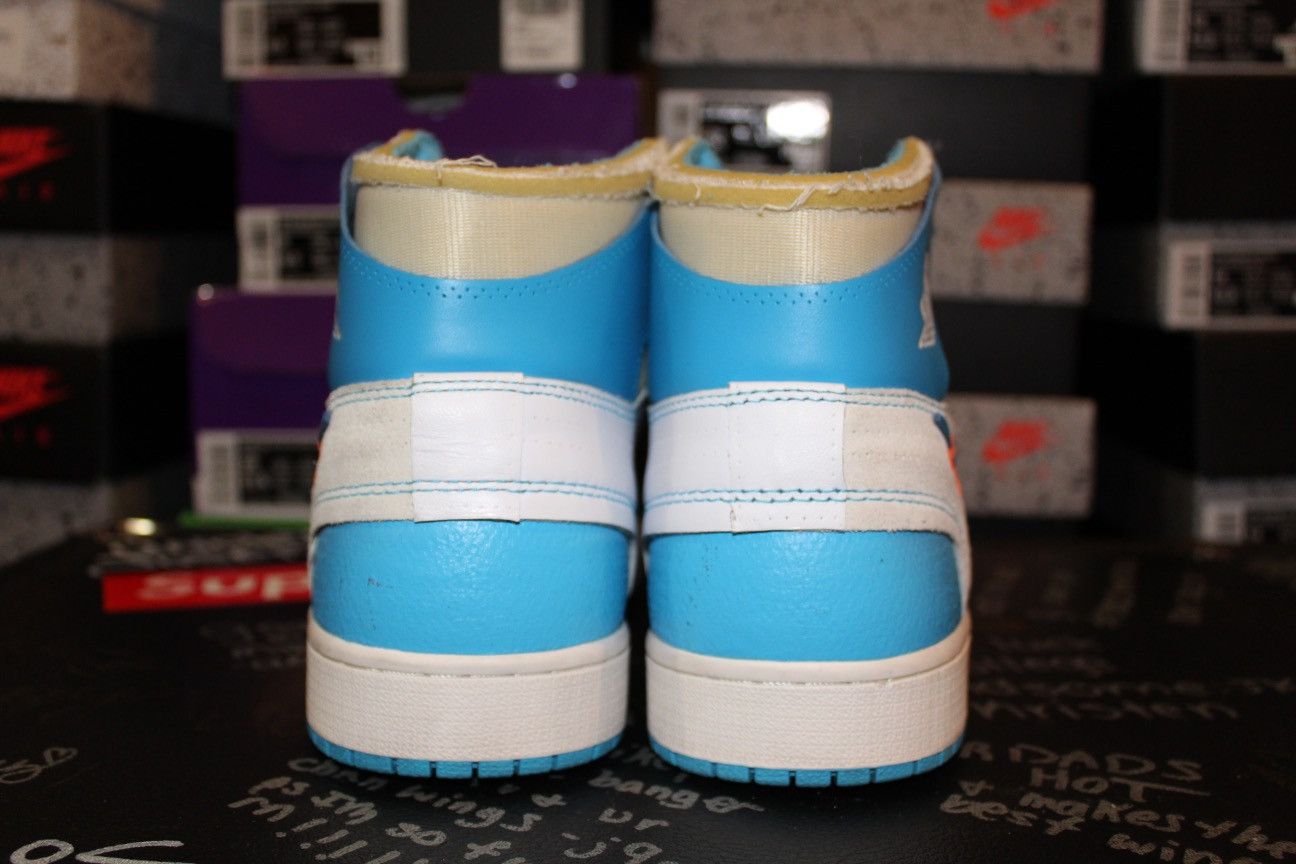 Nike × Off-White Off-white x Air Jordan 1 Retro High OG 'UNC' AQ0818-148 Size US 12 / EU 45 - 5 Thumbnail