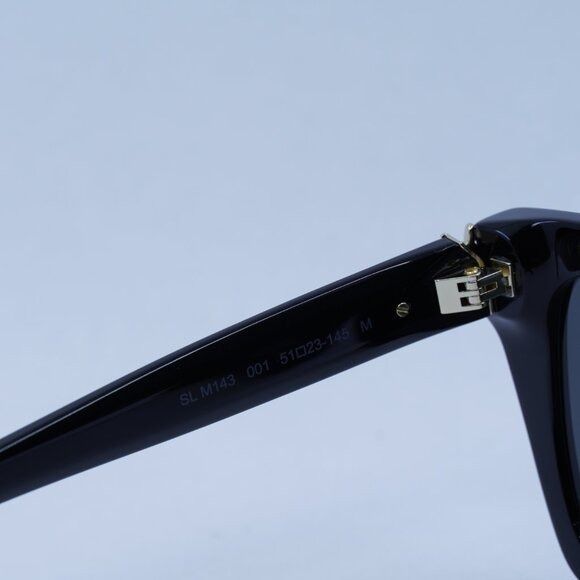 Saint Laurent Paris New Saint Laurent SLM143 001 Sunglasses - Black Frame Size ONE SIZE - 9 Thumbnail