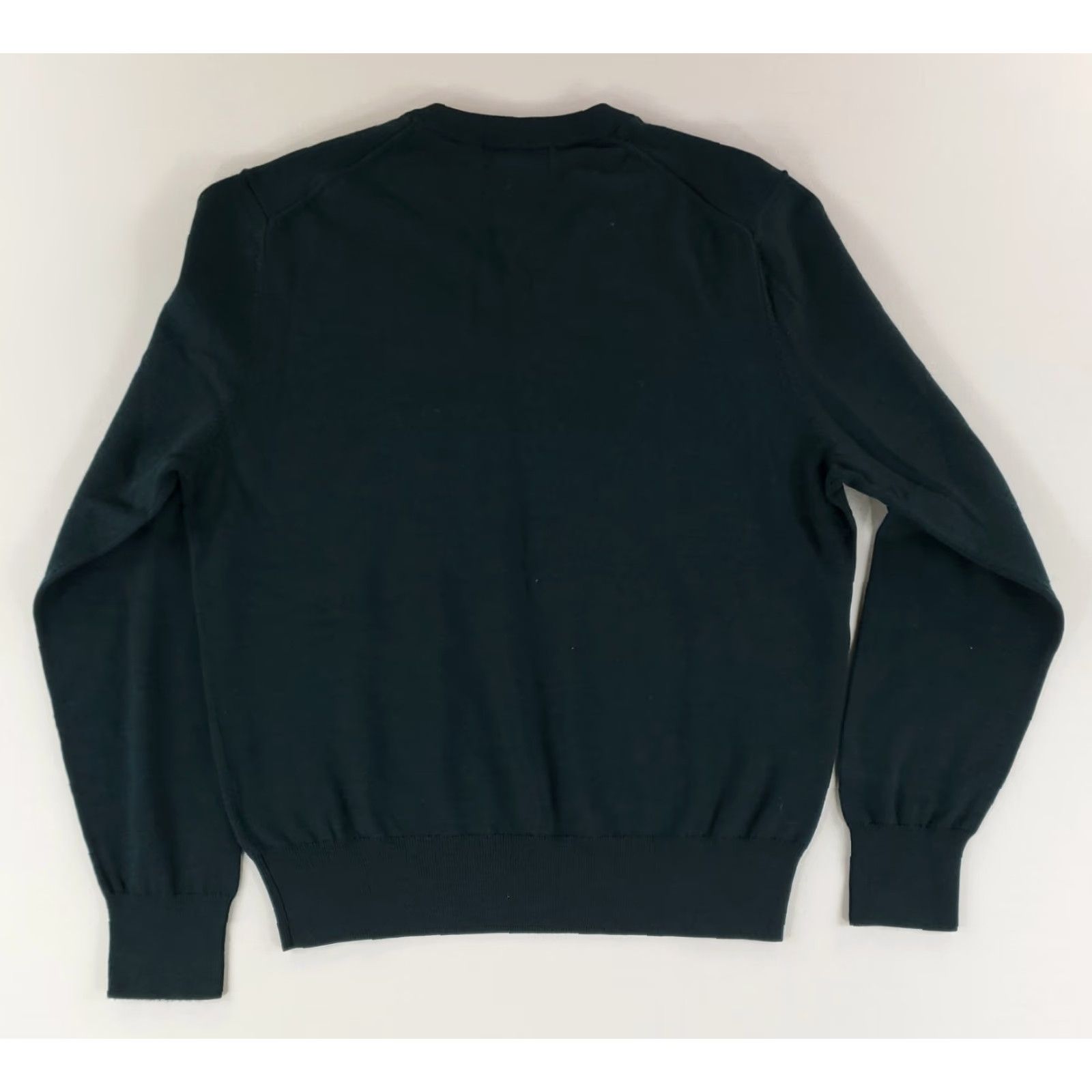 Brooks Brothers Brooks Brothers Sweater Wool Green Long Sleeve V-Neck Mens M Saxxon Wool Pullover Green Men M Size US M / EU 48-50 / 2 - 3 Thumbnail