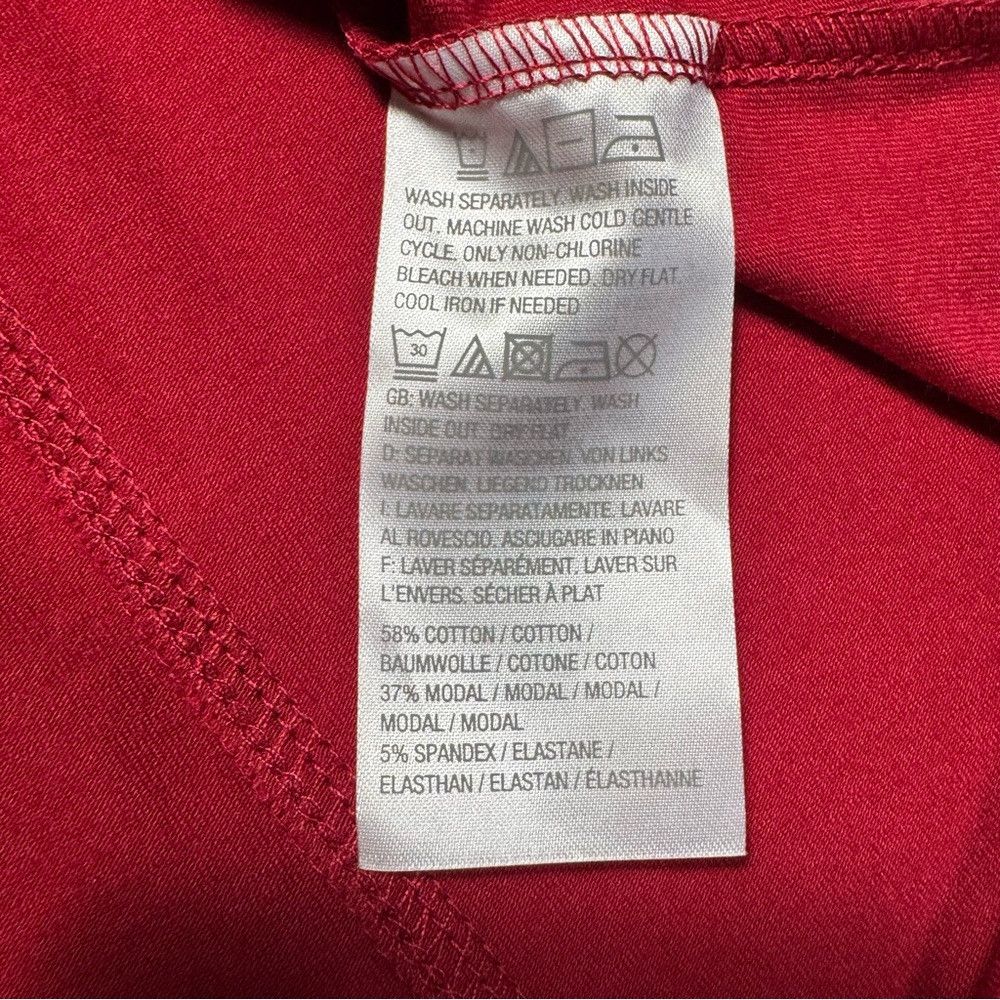 Other NWT New Belle By Kim Gravel Cut out Embellished Red Top Tun Size L / US 10 / IT 46 - 8 Thumbnail
