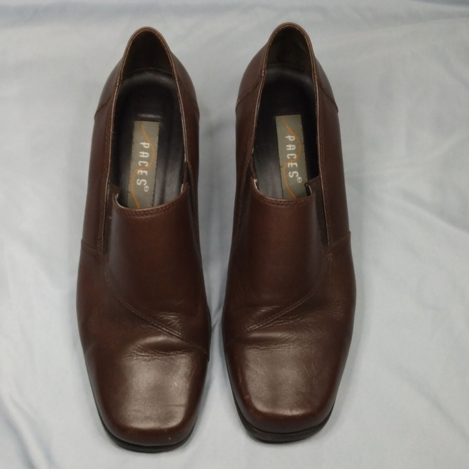 Other Paces Brenda Women heeled Brown Leather shoes Size 8.5 W Size US 8.5 / IT 38.5 - 4 Thumbnail