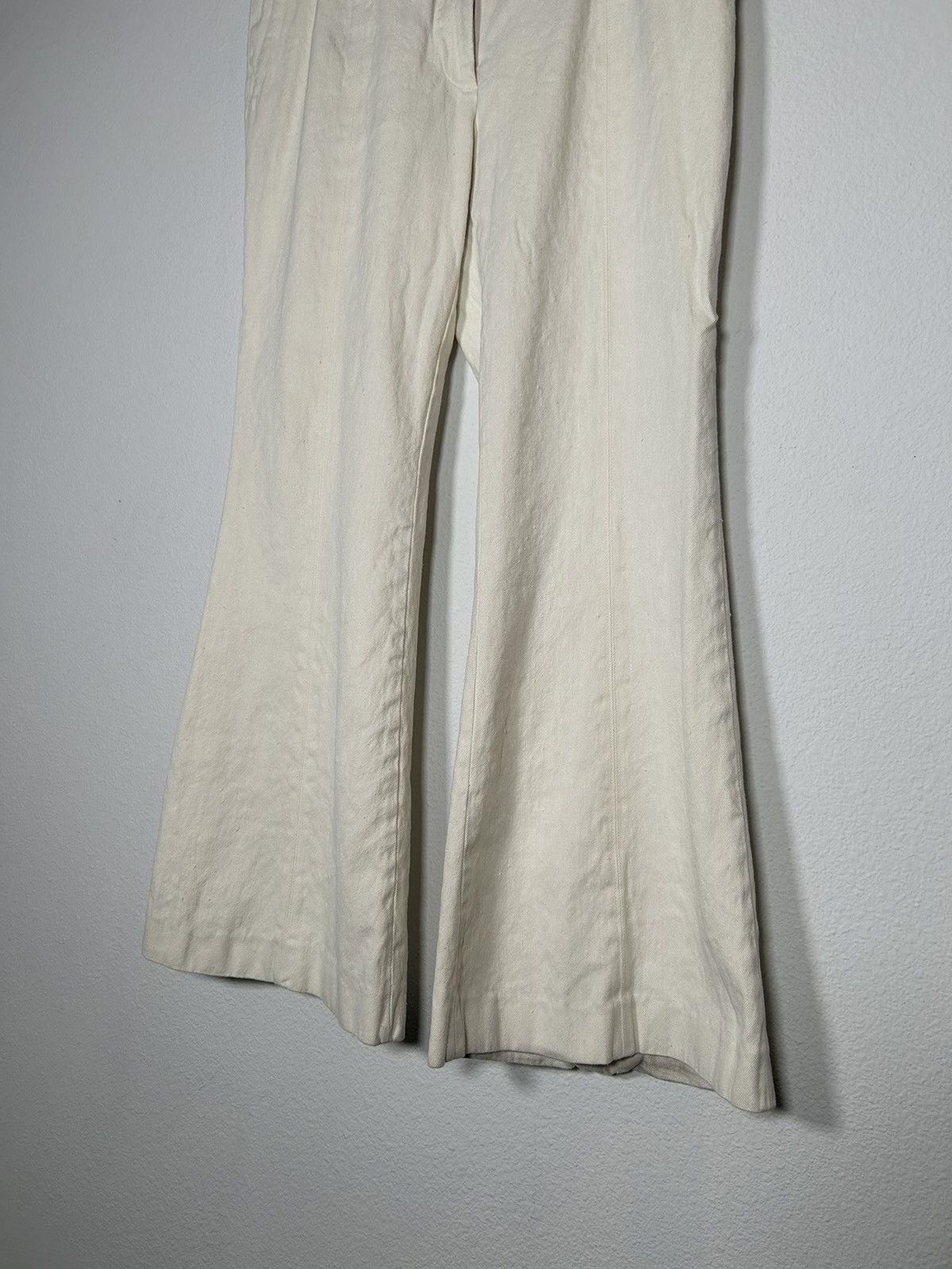 Gabriela Hearst Hemp Cotton Flared Pants Size 36" / US 14 / IT 50 - 3 Thumbnail