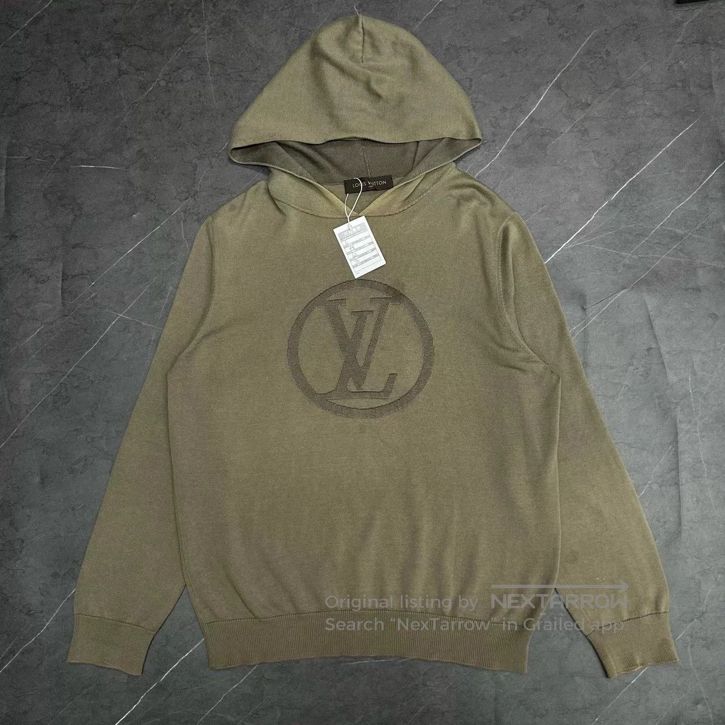Louis Vuitton louis vuitton logo embroidered earth tone hoodie. Size US L / EU 52-54 / 3 - 1 Thumbnail