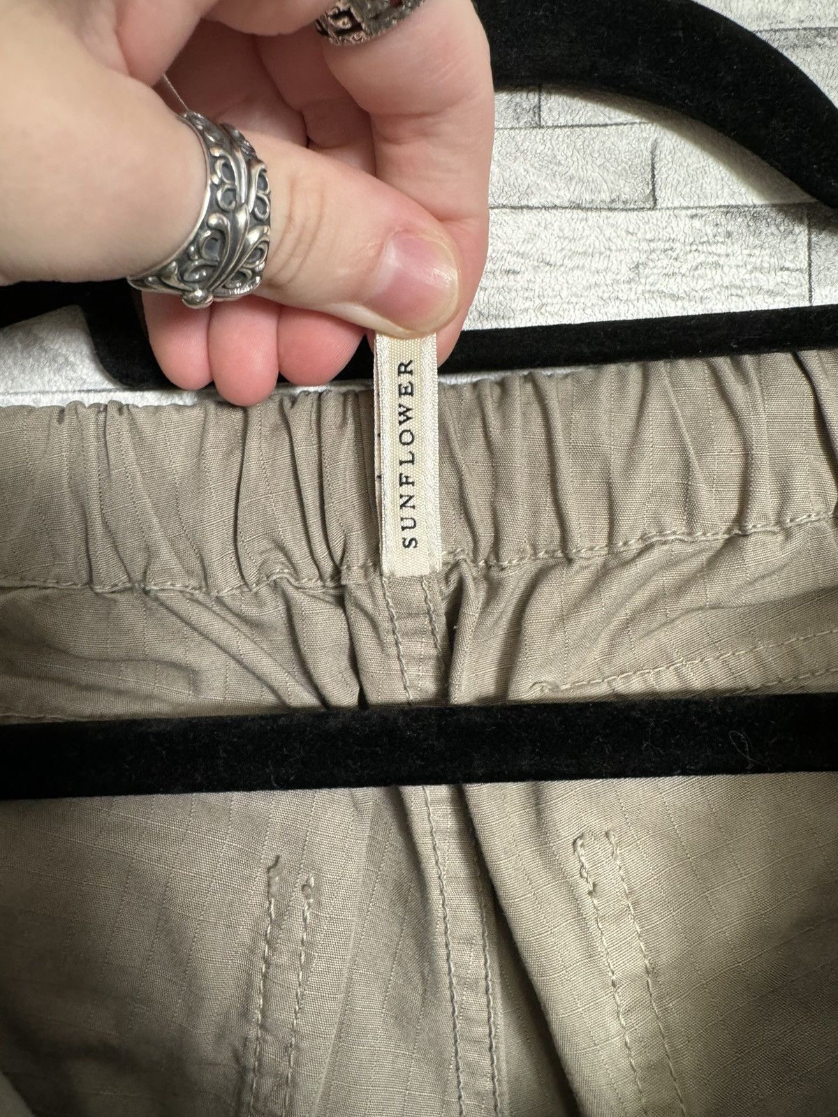 Other Sunflower Darted Knee Nylon Pants Khaki/Olive - 46 Size US 30 / EU 46 - 4 Thumbnail