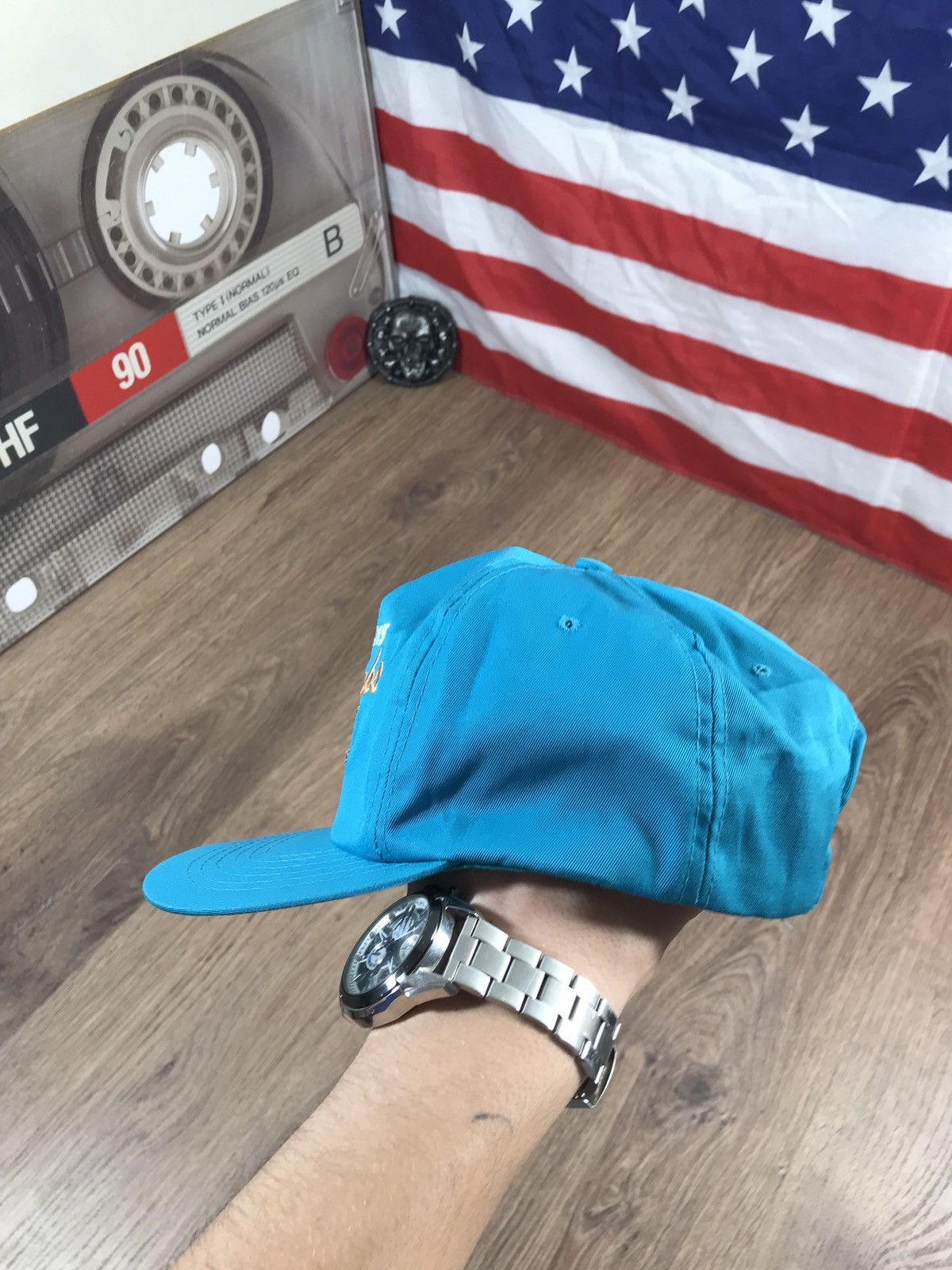 NHL × Vintage Vintage 1993 San Jose Sharks Cap Hat Rare Size ONE SIZE - 6 Thumbnail