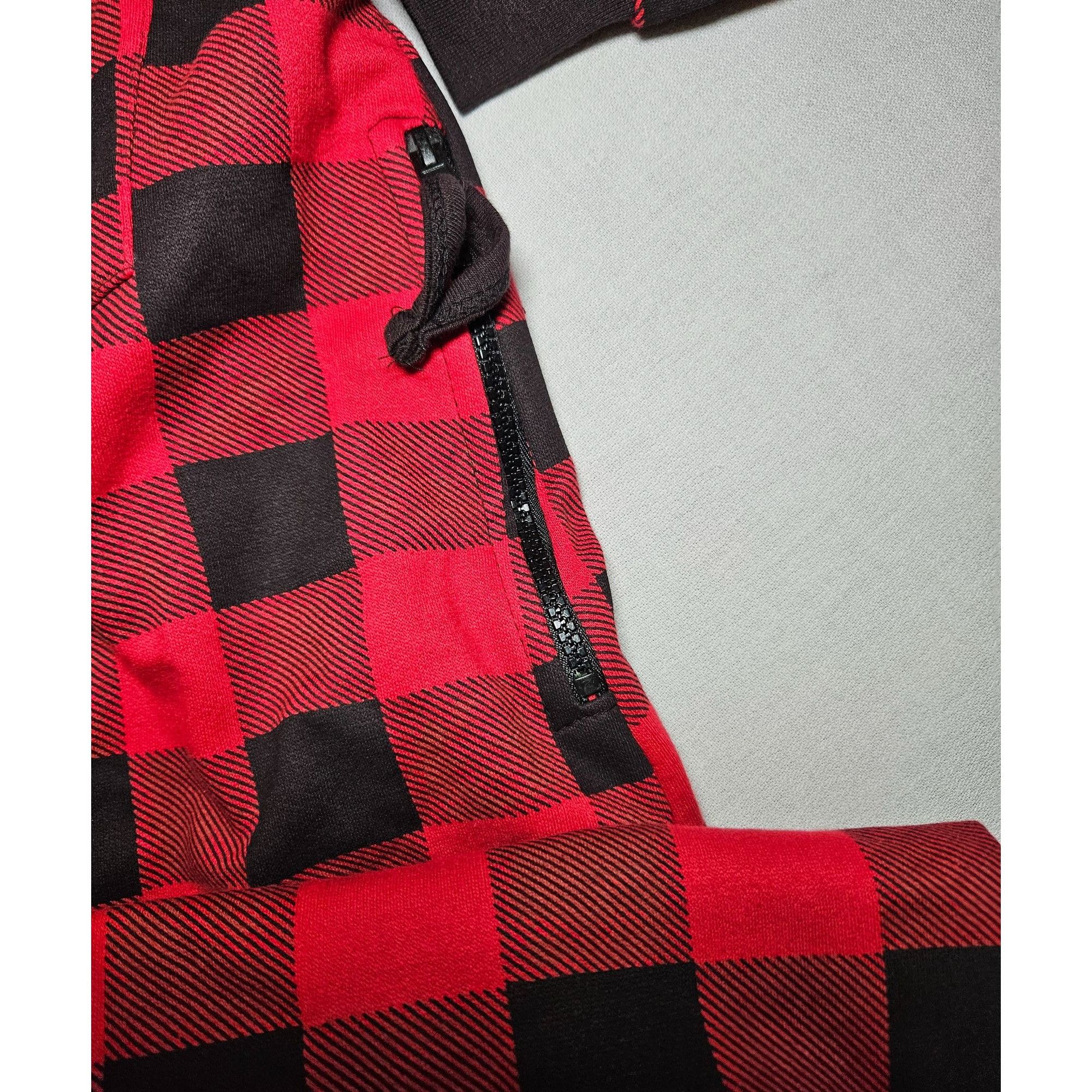Other FollowMe Unisex One Piece Pajama Body Suit Red Black Small Size US 28 / EU 44 - 6 Thumbnail