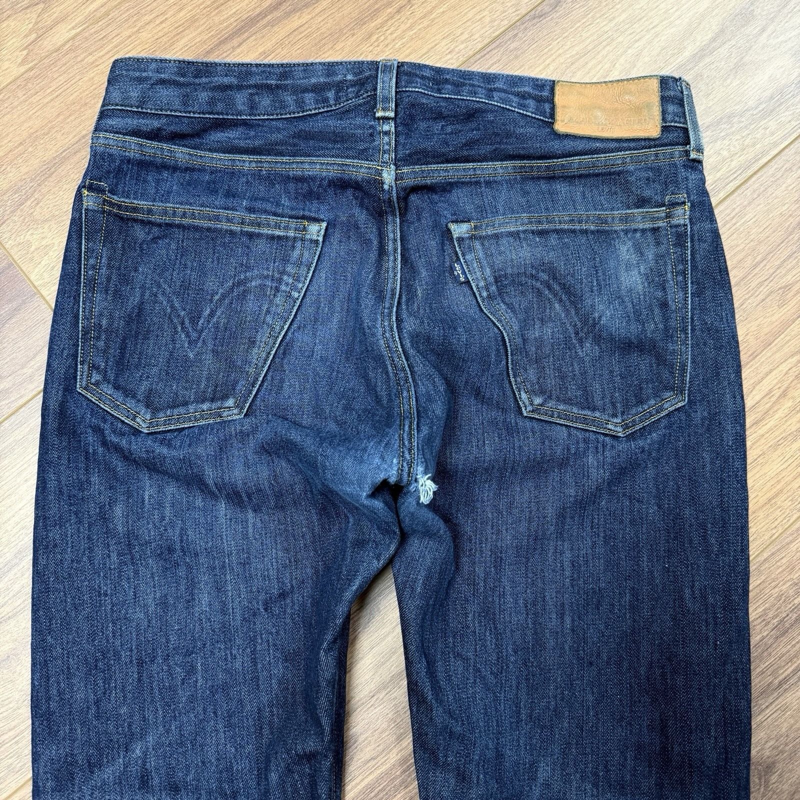 Levi's Levi's Made & Crafted Raw Denim Thumbtak Jeans Mens 34 Dark Size US 34 / EU 50 - 5 Thumbnail