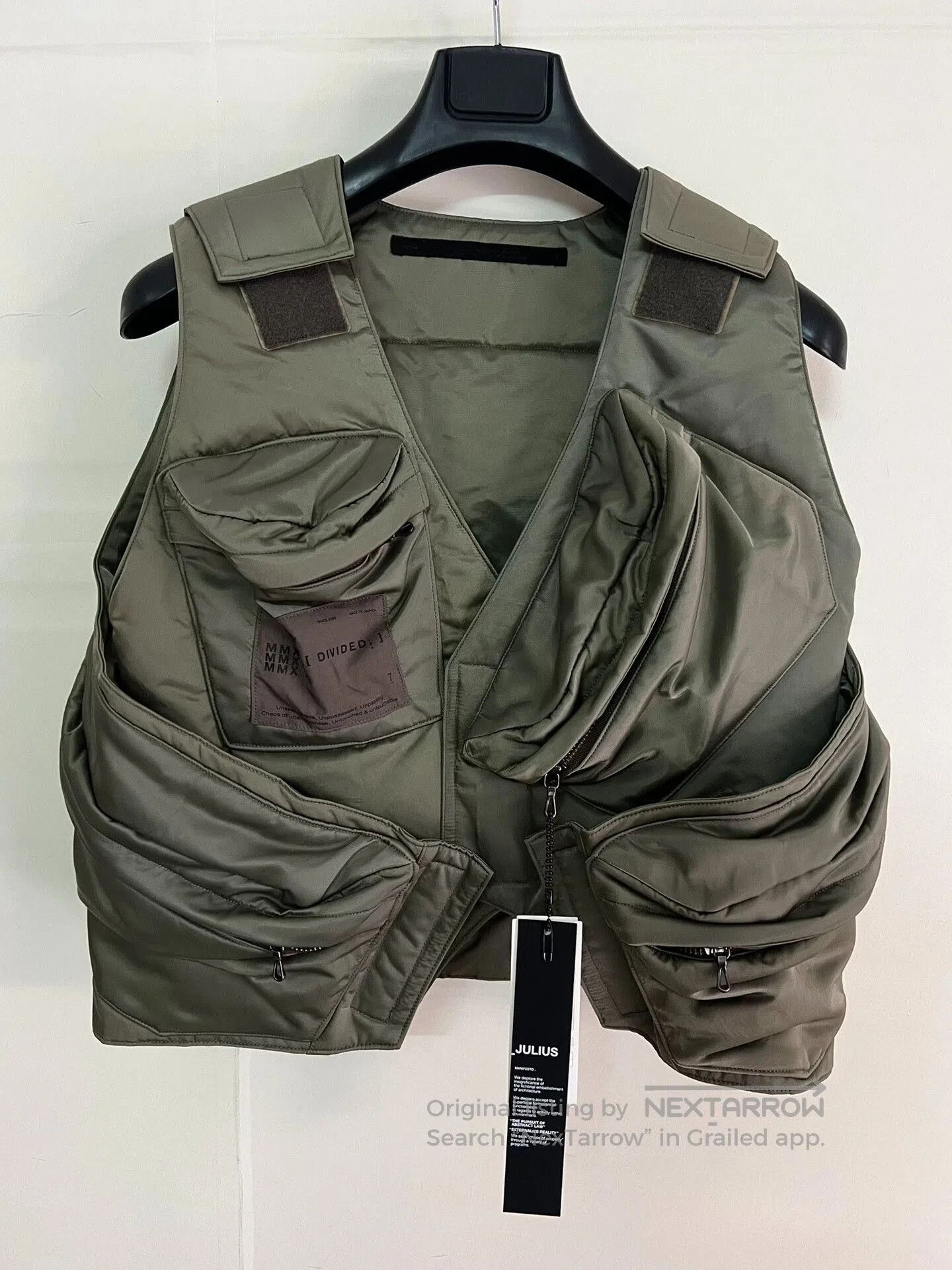 Julius Julius 7 Flight Vest with Pockets. Size US M / EU 48-50 / 2 - 1 Thumbnail
