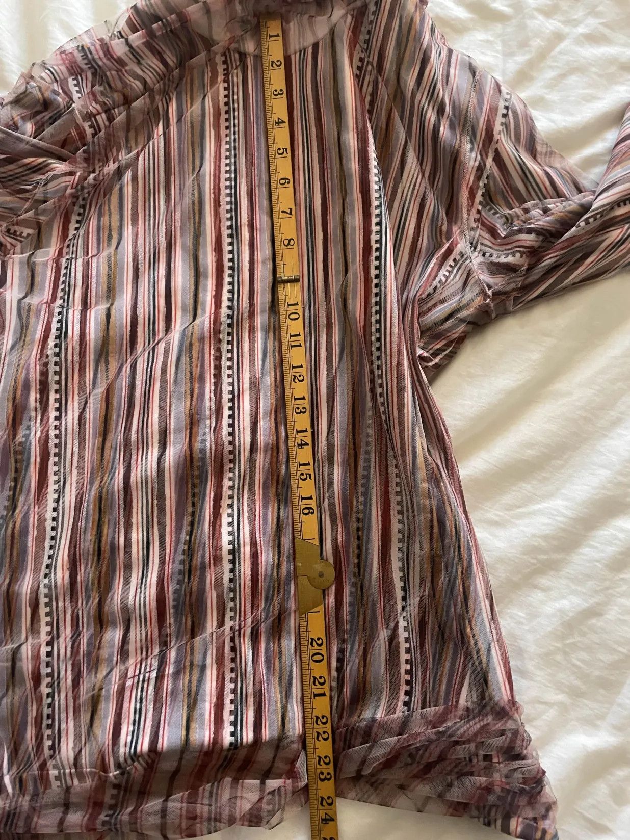 Y/Project Y/Project Double Layered Pink Print Long Sleeve Shirt Size US M / EU 48-50 / 2 - 9 Thumbnail