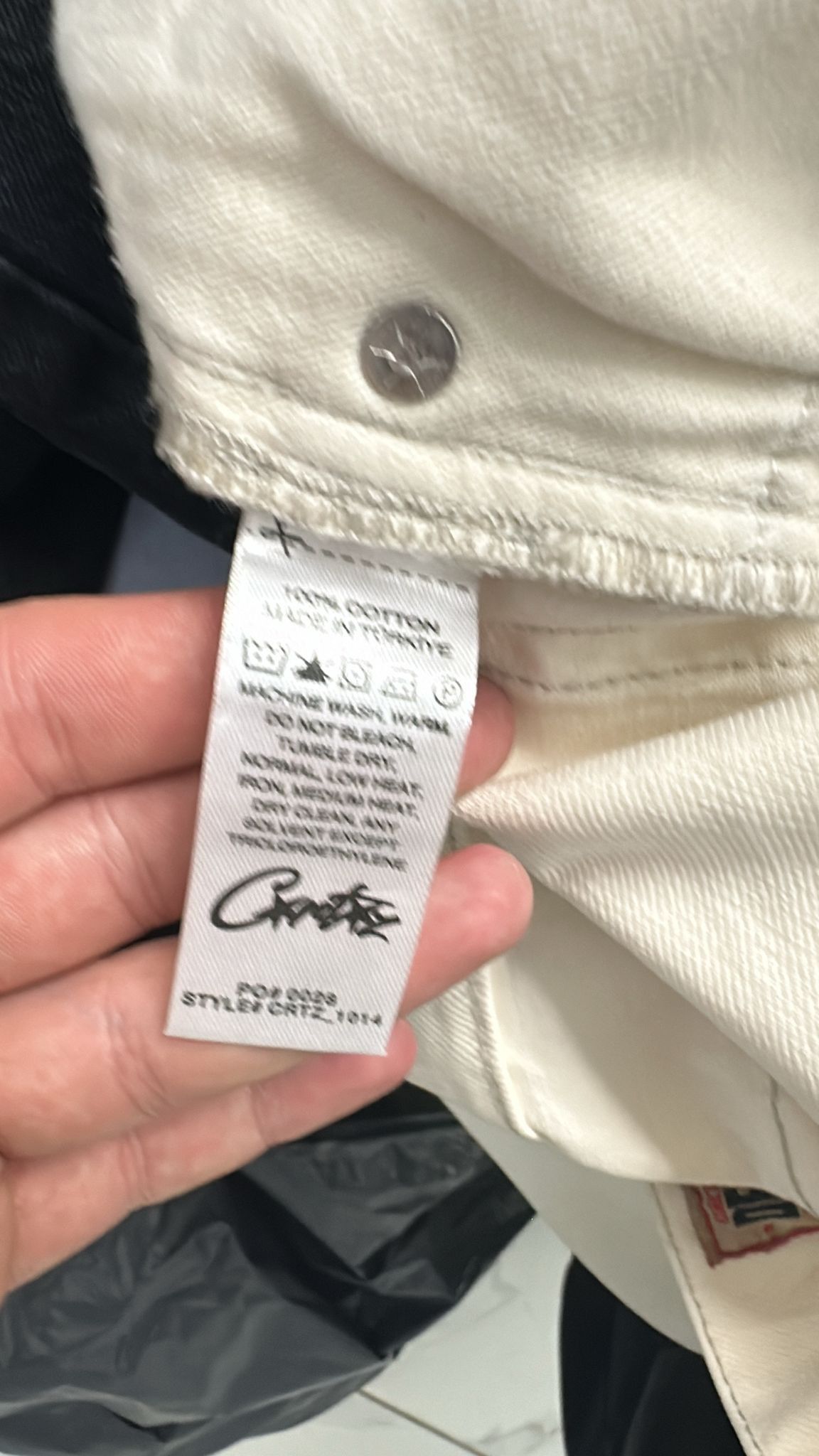 Corteiz × Vintage Corteiz C-Star Natural Denim Jean XXLarge Size US 38 / EU 54 - 8 Thumbnail