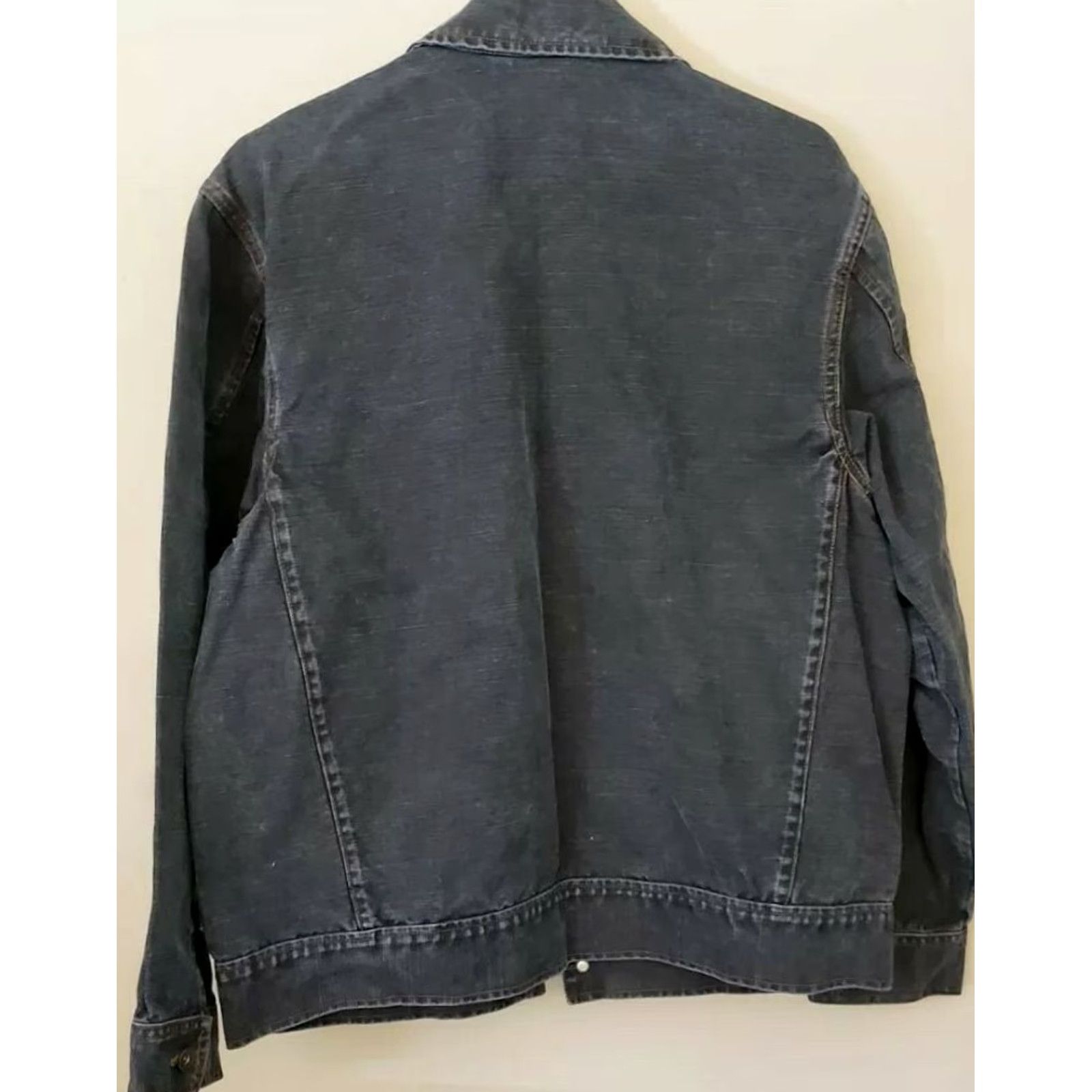 Timberland TIMBERLAND Weathergear Denim Blue Jean Jacket Medium Men Regular M Cotton Denim Jacket Work Wear Lightweight Blue 2000s Vintage Mens Size US 31 - 2 Thumbnail