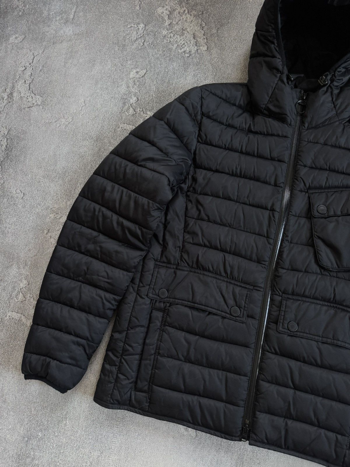 Barbour Barbour International Ouston hooded quilted jacket fibredown Size US L / EU 52-54 / 3 - 5 Thumbnail