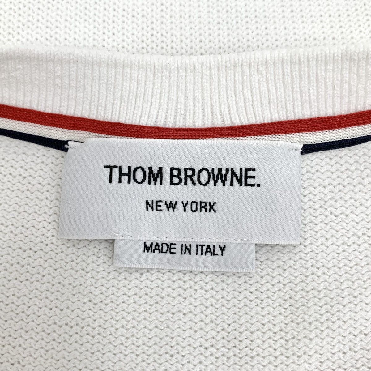 Thom Browne Thom Browne Dual Arm Striped Short Sleeve T-shirt K26WX Size US M / EU 48-50 / 2 - 6 Thumbnail