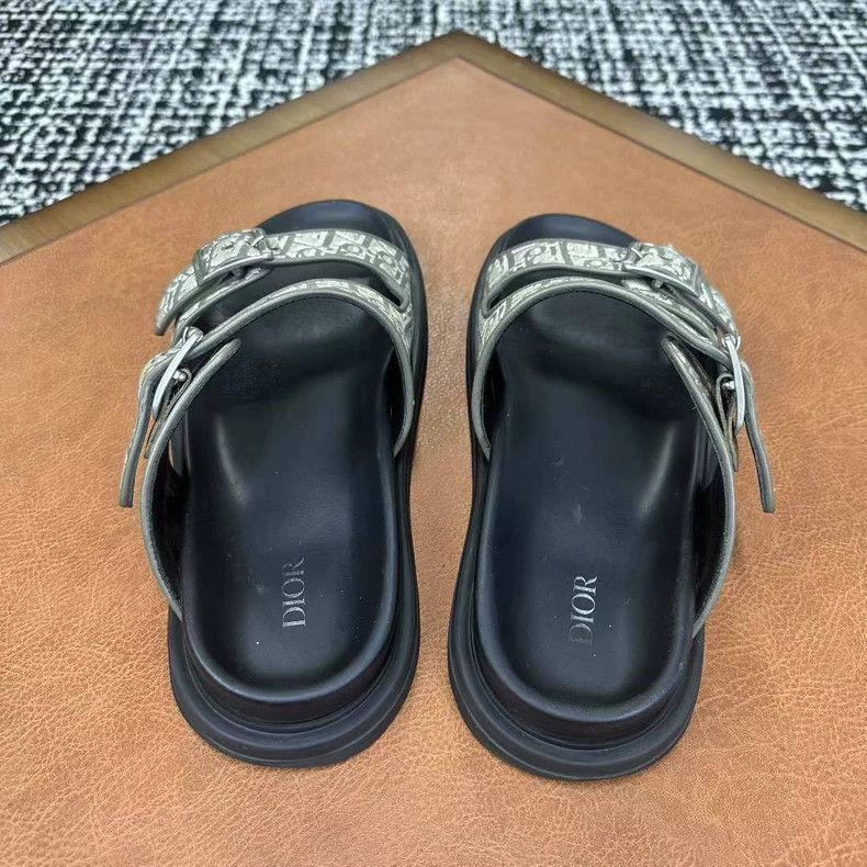 Dior dior men's slide sandals Size US 9 / EU 42 - 4 Thumbnail