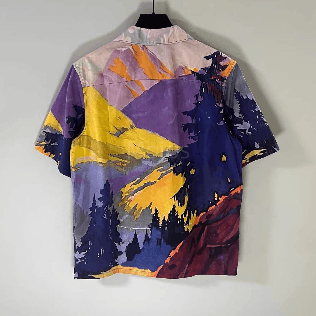 Prada Prada Forest Painting Shirt Size US L / EU 52-54 / 3 - 2 Thumbnail