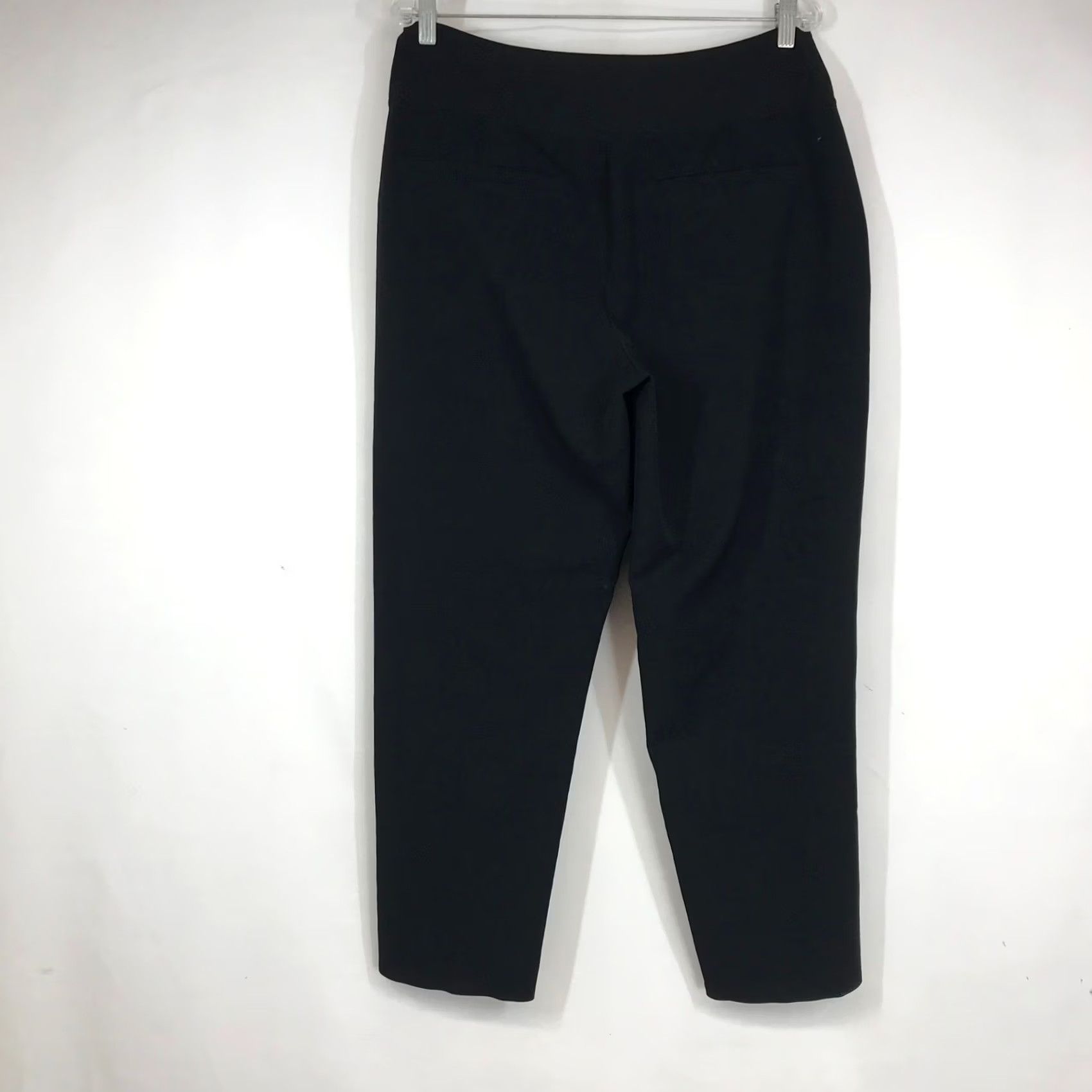 Athleta Athleta Black Tapered Ankle Pants Womens Size 12 Stretch Pull On Trouser Size 34" / US 12 / IT 48 - 4 Thumbnail