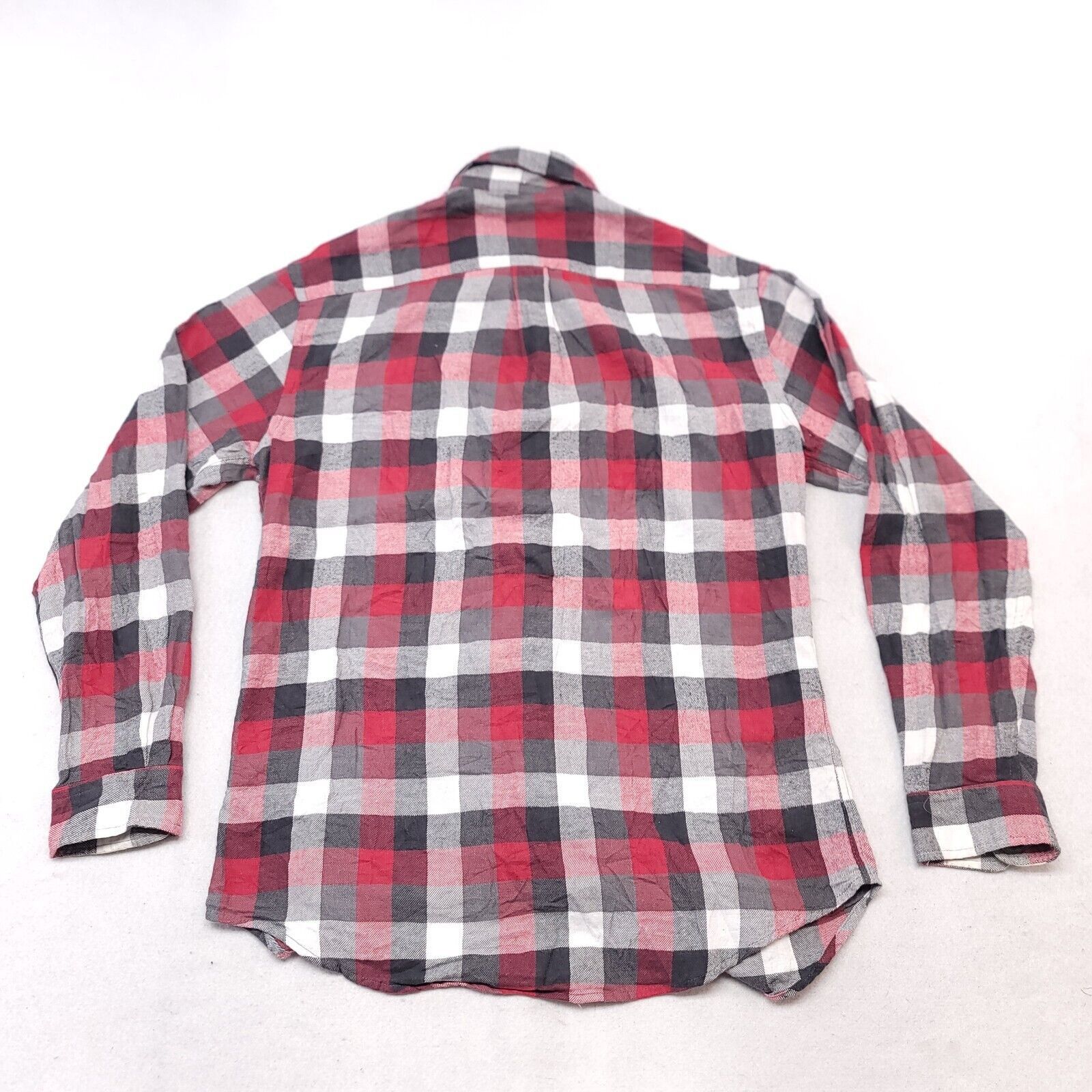 Croft & Barrow Croft & Barrow Gingham Flannel Shirt Mens Size Medium M Red Size US M / EU 48-50 / 2 - 10 Thumbnail