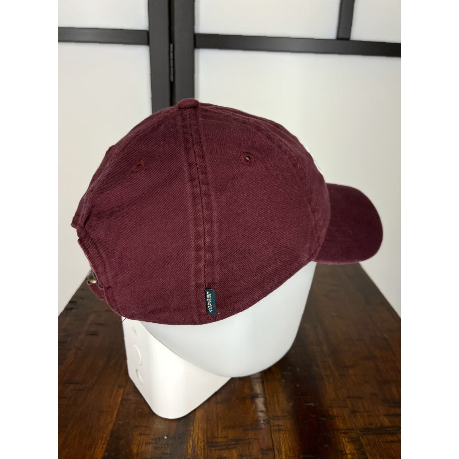 Vintage LEGACY92 Baker College Baseball Cap Adjustable Unisex One Size Burgundy 100% Cotton Casual College Theme Size ONE SIZE - 7 Thumbnail