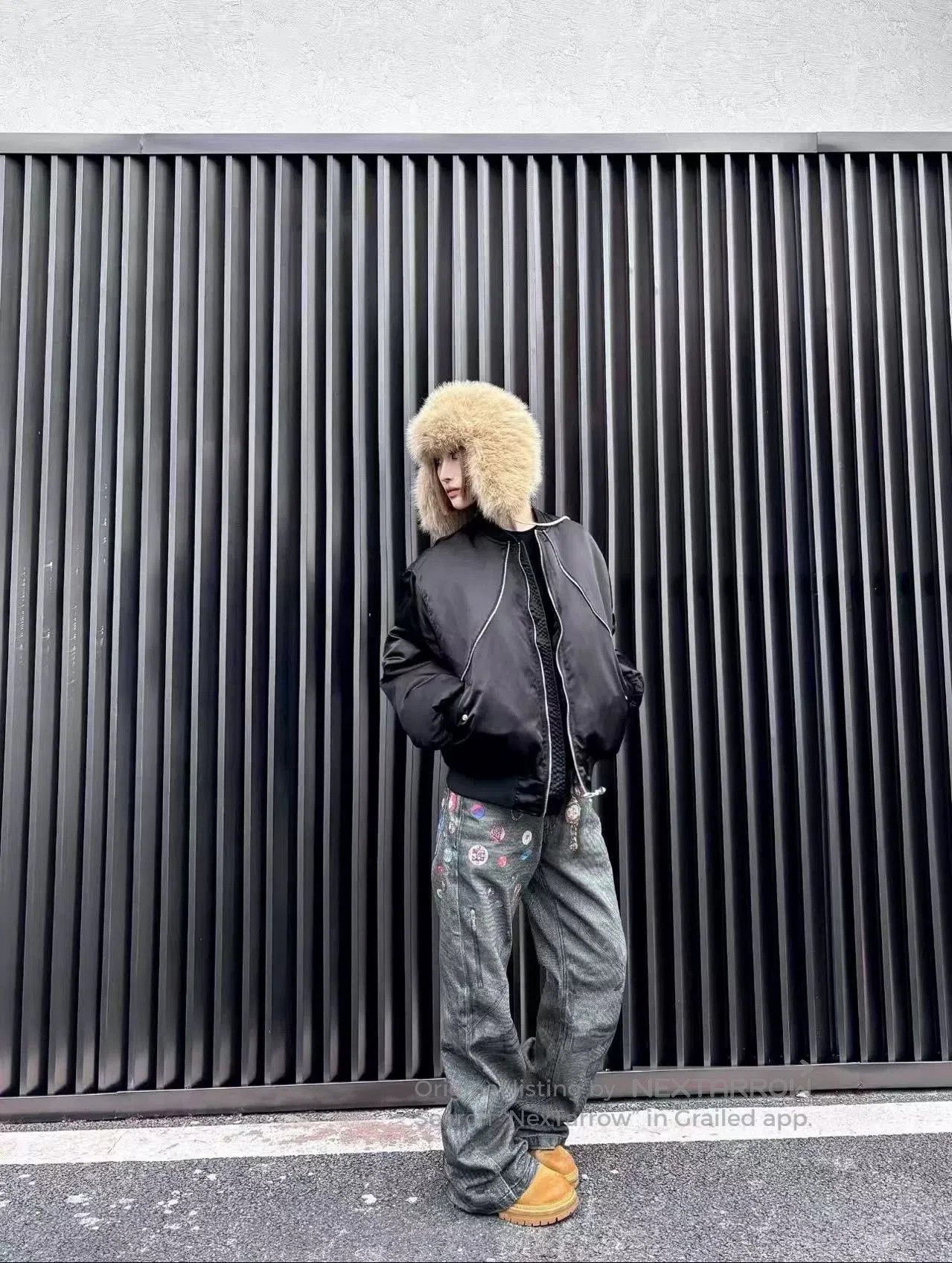Vintage Far Archive Black Velvet Zip Bomber. Size US S / EU 44-46 / 1 - 5 Thumbnail