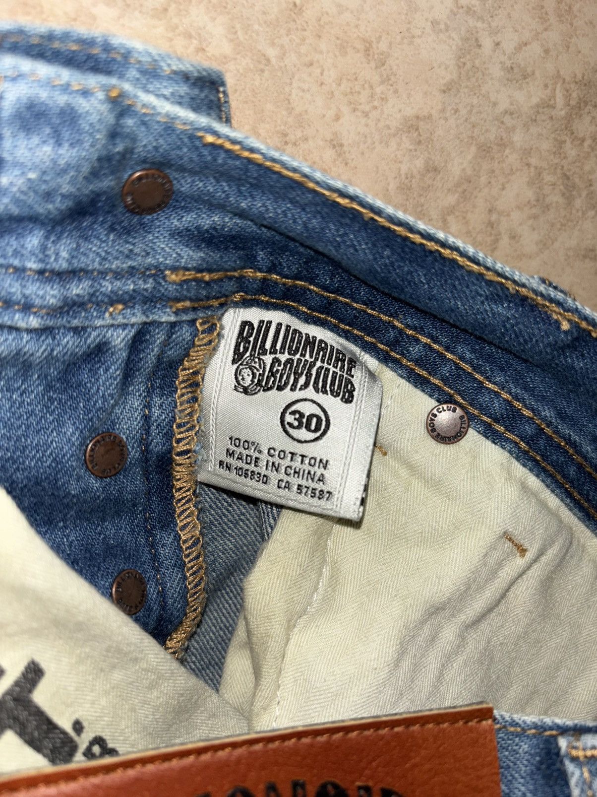 Billionaire Boys Club Billionaire Boys Club multi color Embroidered Jeans Size US 30 / EU 46 - 9 Thumbnail