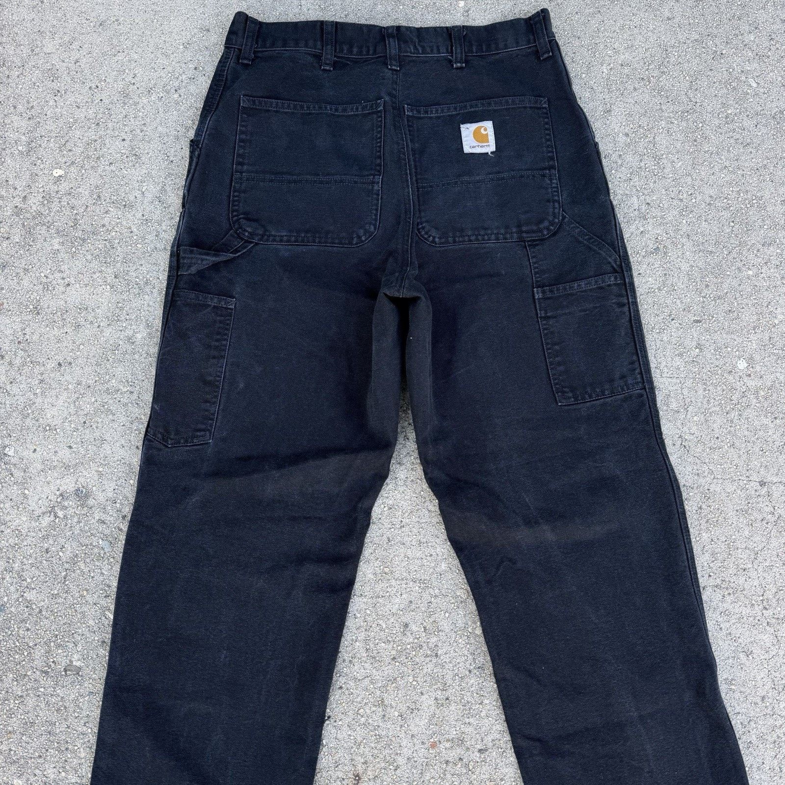 Carhartt Wip Carhartt WIP Work In Progress Black Double Knee Pants 32x32 Size US 32 / EU 48 - 5 Thumbnail