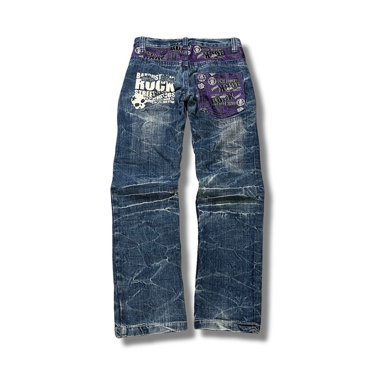 Japanese Brand 2000s Ba-tsu Studio Military Smart Style Jeans Size US 26 / EU 42 - 1 Thumbnail