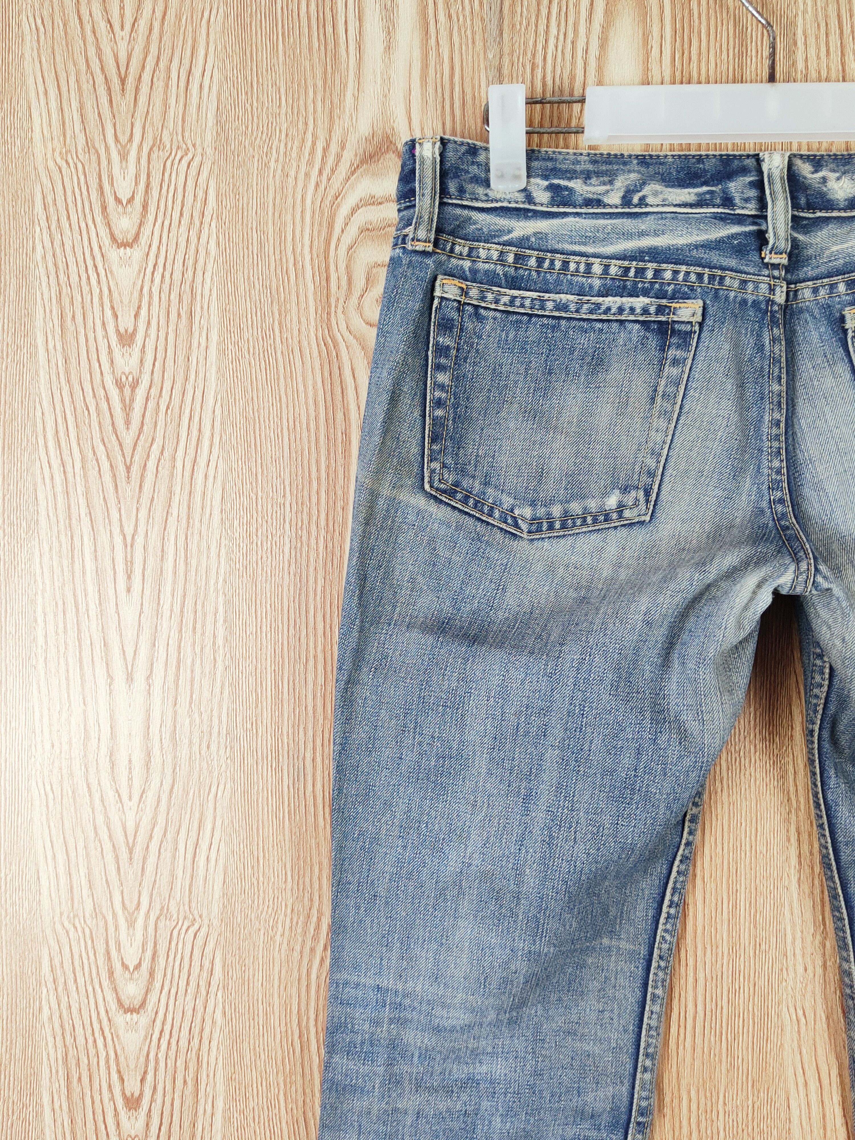 Japanese Brand Moussy Blue Distressed Ripped Jeans #W657 Size 30" / US 8 / IT 44 - 8 Thumbnail