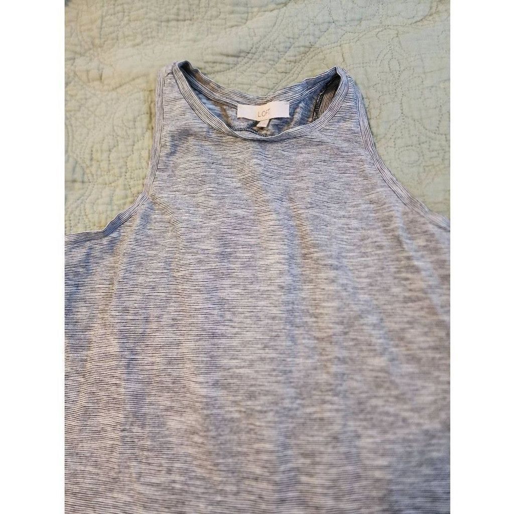 Loft Loft Gray Tank Top Size M / US 6-8 / IT 42-44 - 2 Thumbnail