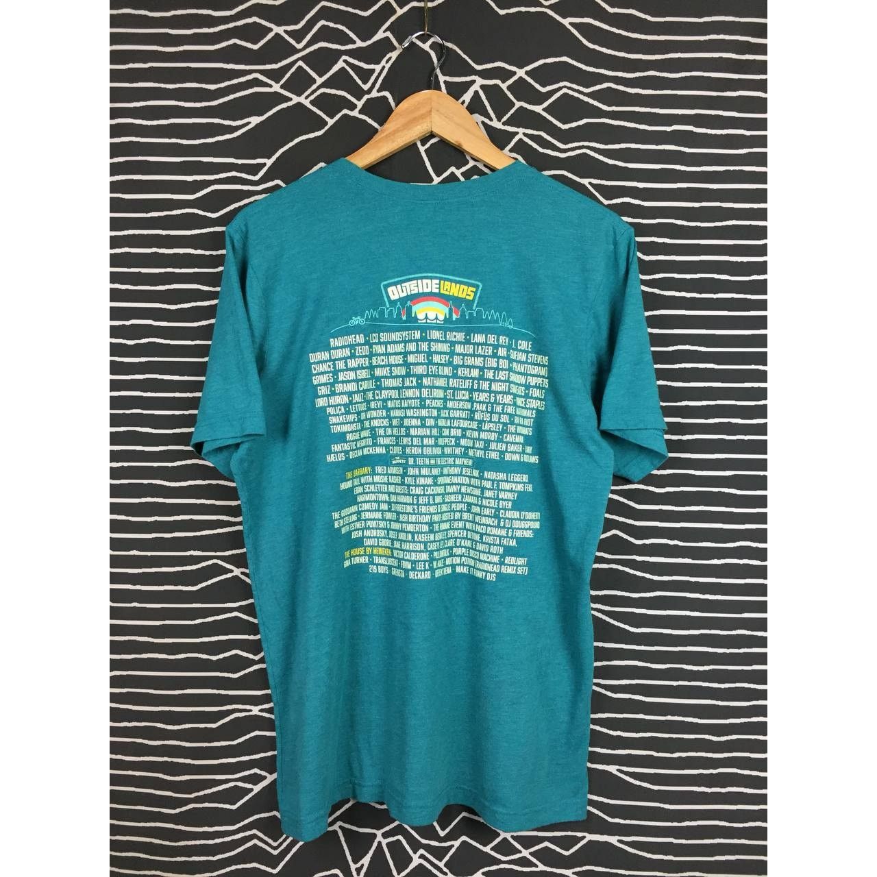 Band Tees × Vintage Outside Lands 2016 Music And Arts Festival Radiohead Tee Size US L / EU 52-54 / 3 - 4 Thumbnail
