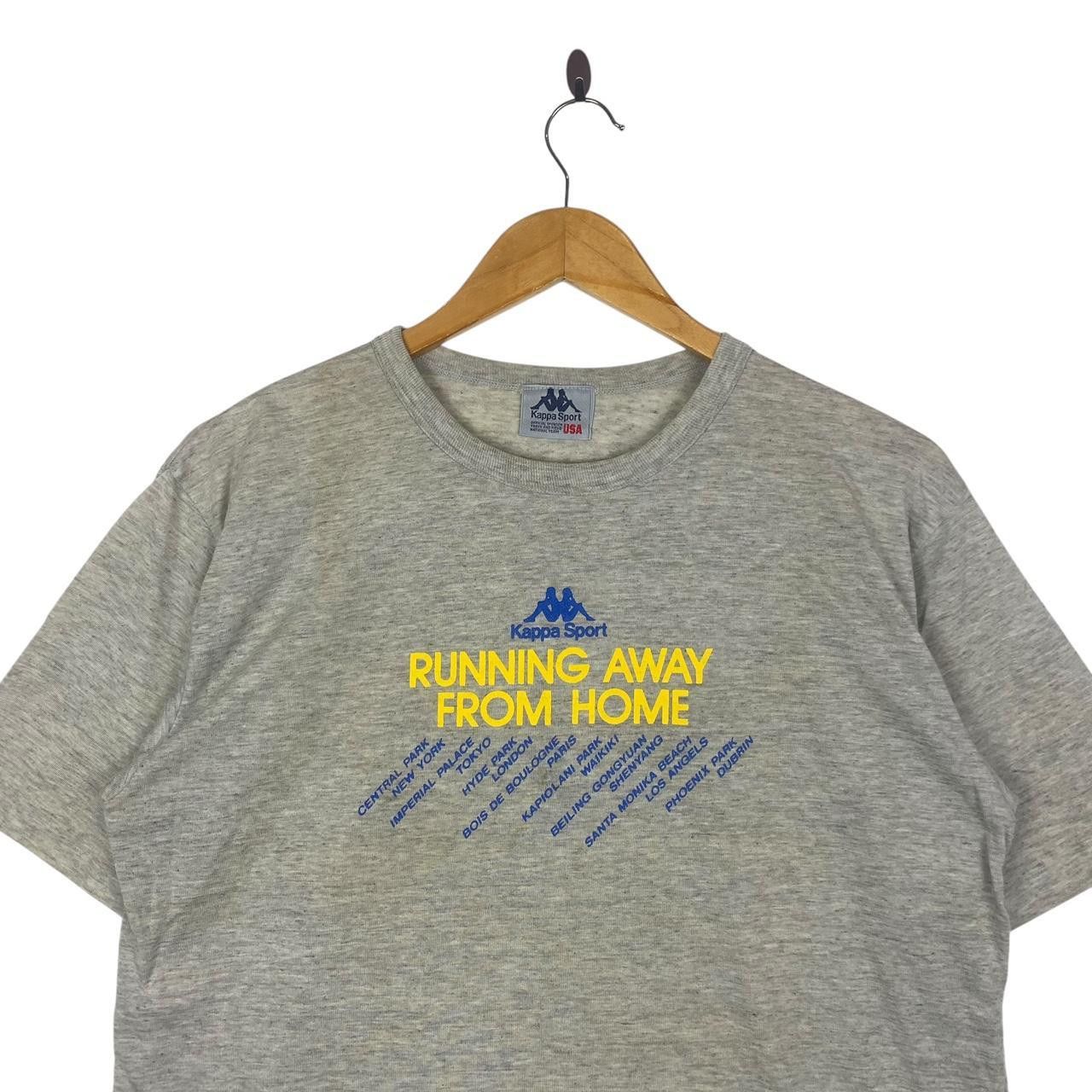 Vintage Vintage KAPPA SPORT USA Running Away From Home Tee Shirt Size M / US 6-8 / IT 42-44 - 2 Thumbnail
